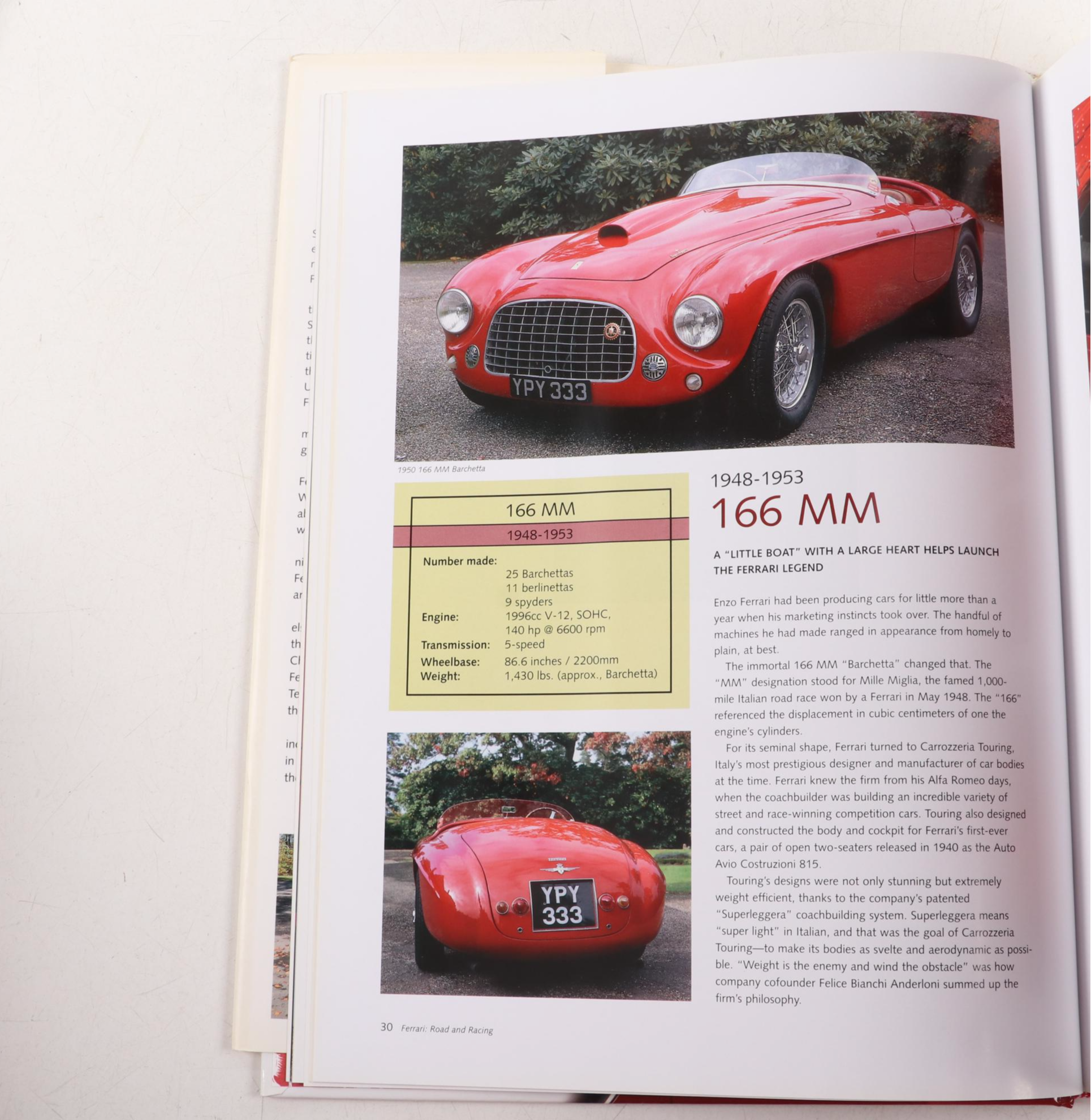 First Edition "Ferrari: Road and Racing" by Winston Goodfellow and More