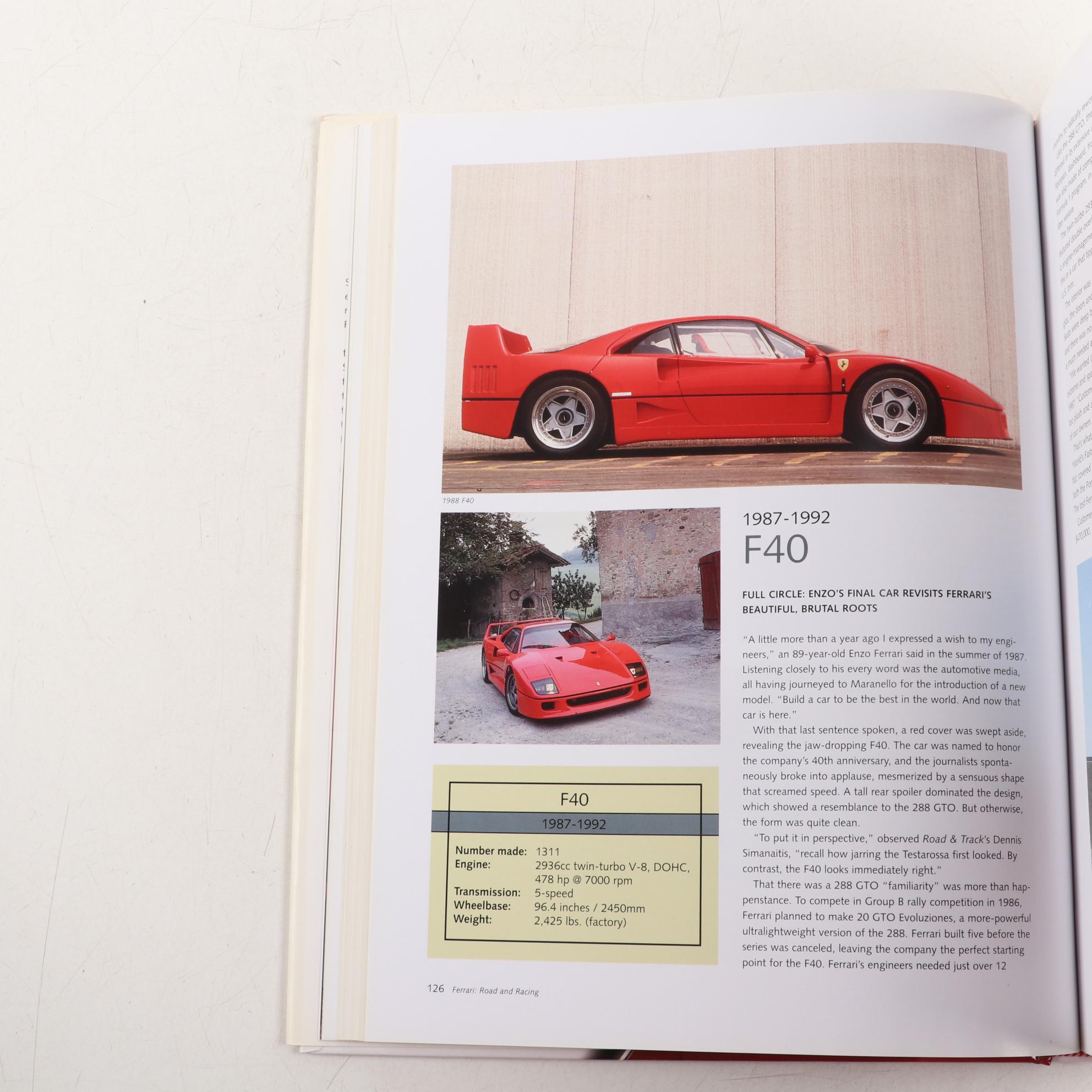 First Edition "Ferrari: Road and Racing" by Winston Goodfellow and More