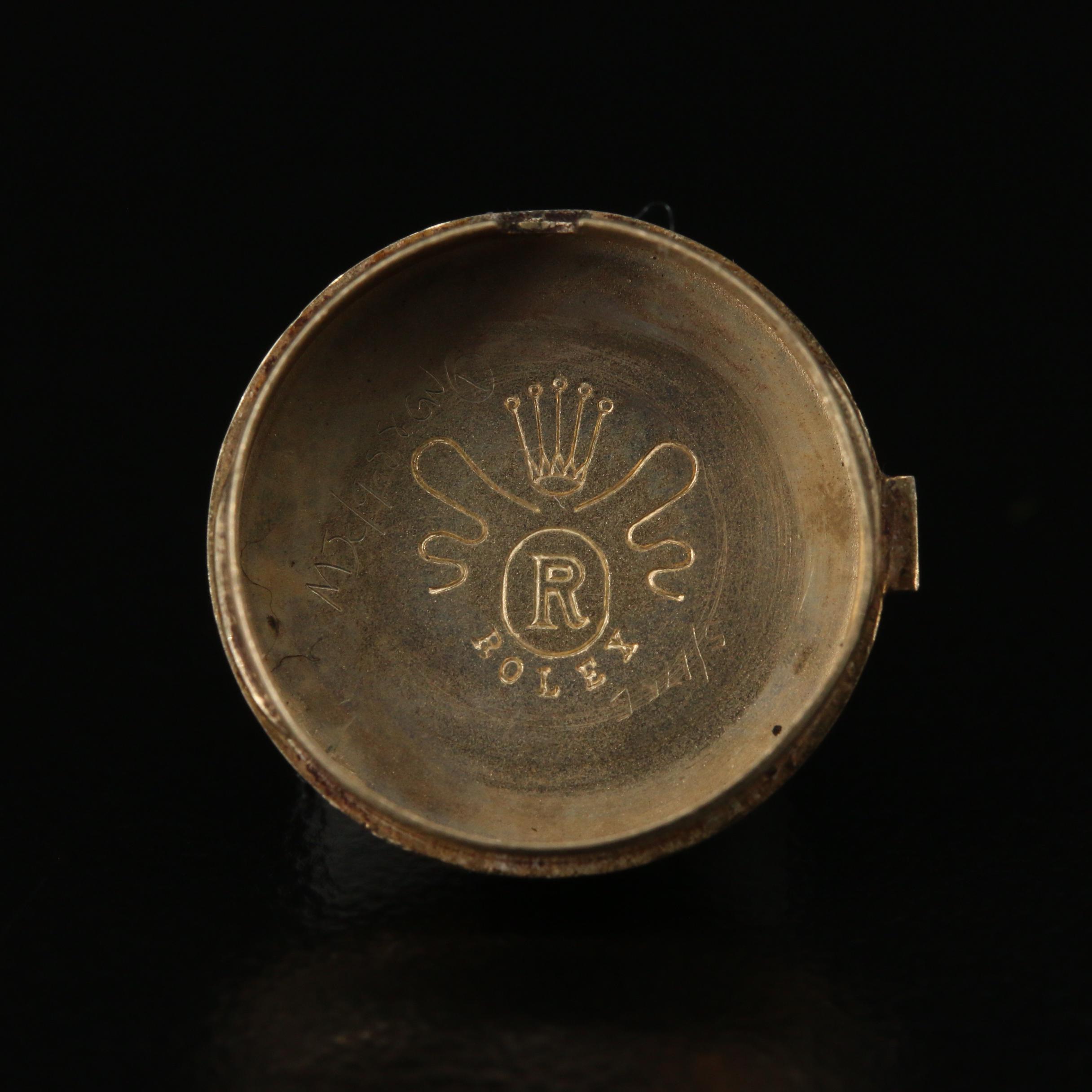 Vintage Rolex 14K and Diamond Stem Wind Watch