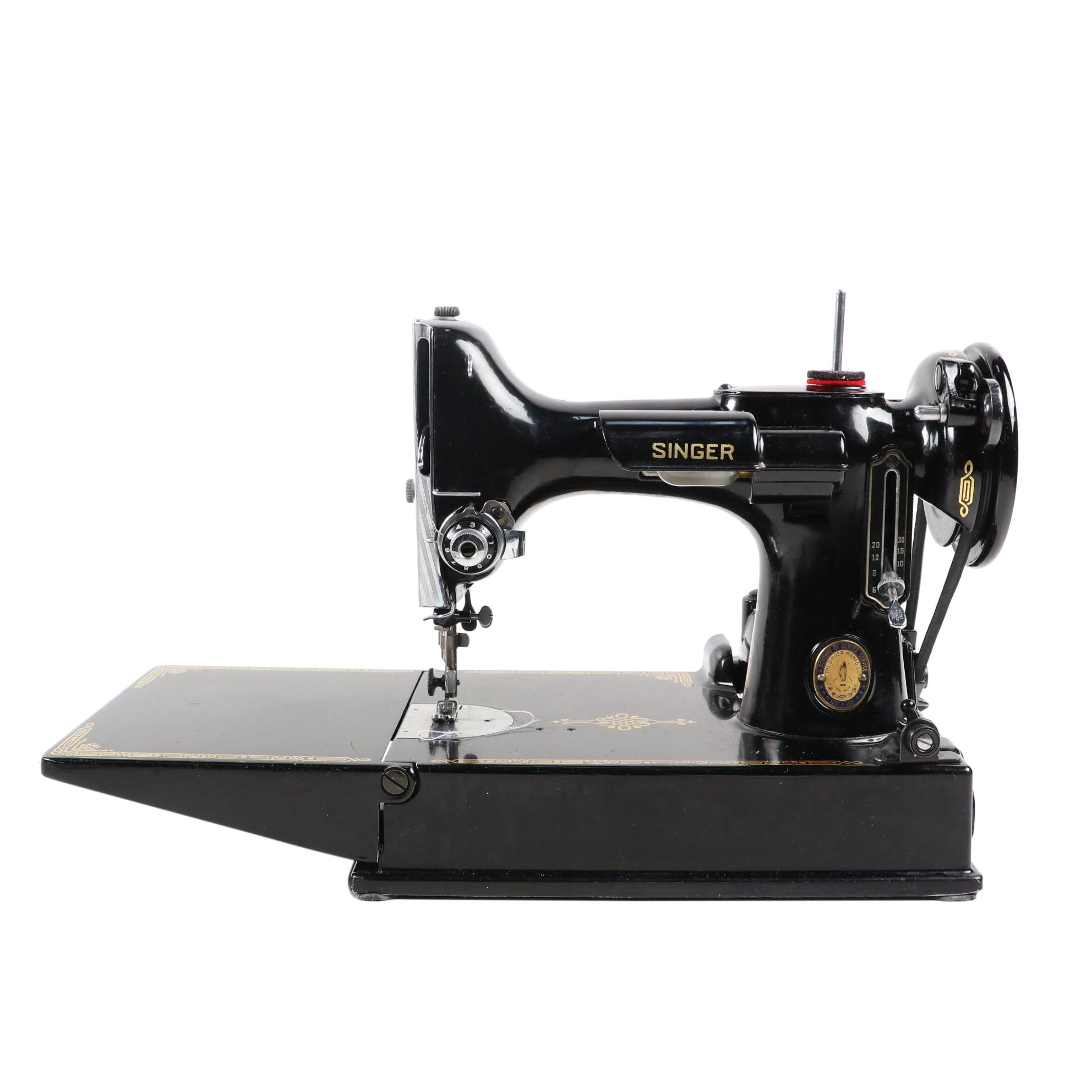 Singer 221-1 Featherweight Electric Sewing Machine, 1951