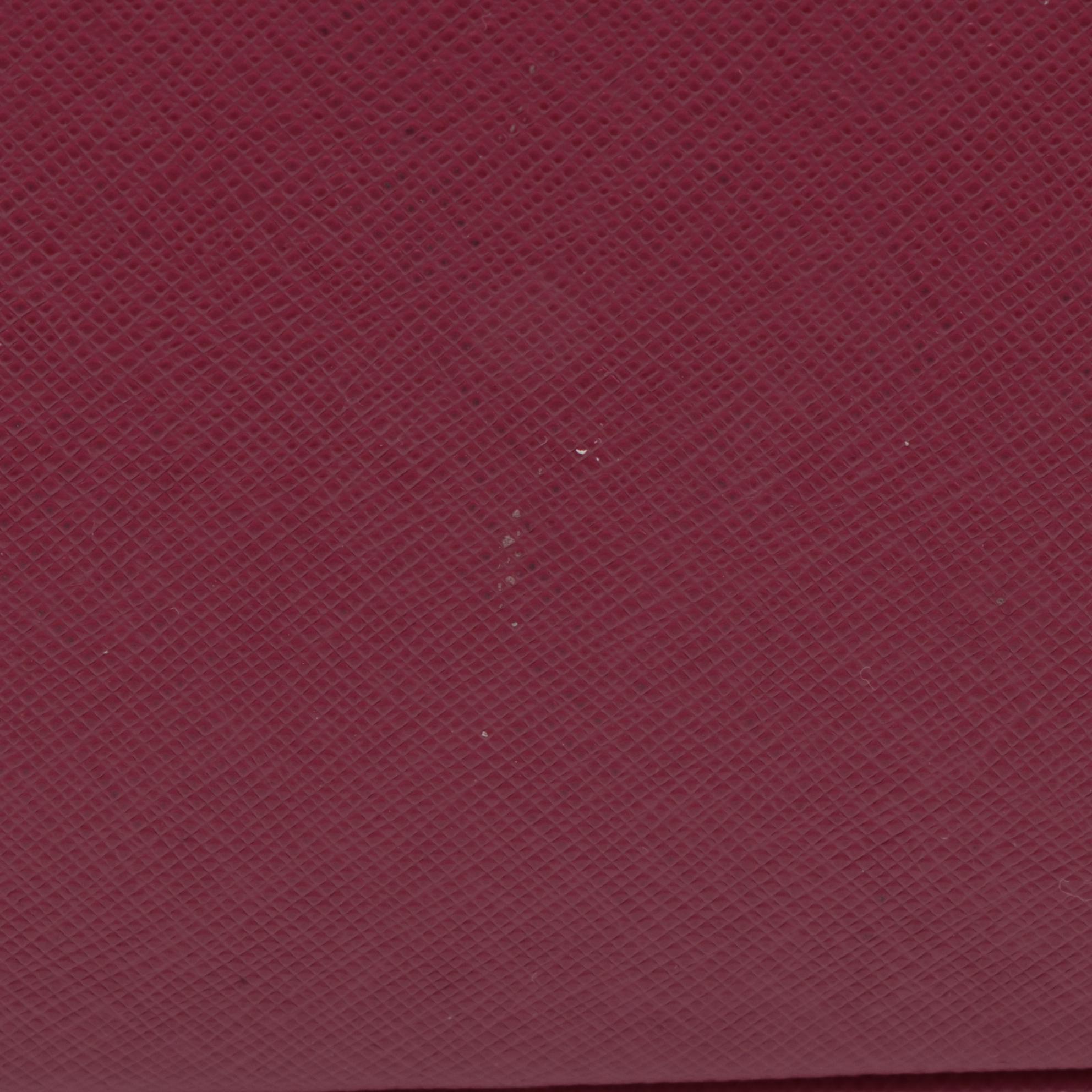 Prada Galleria Bag in Pink Saffiano Leather