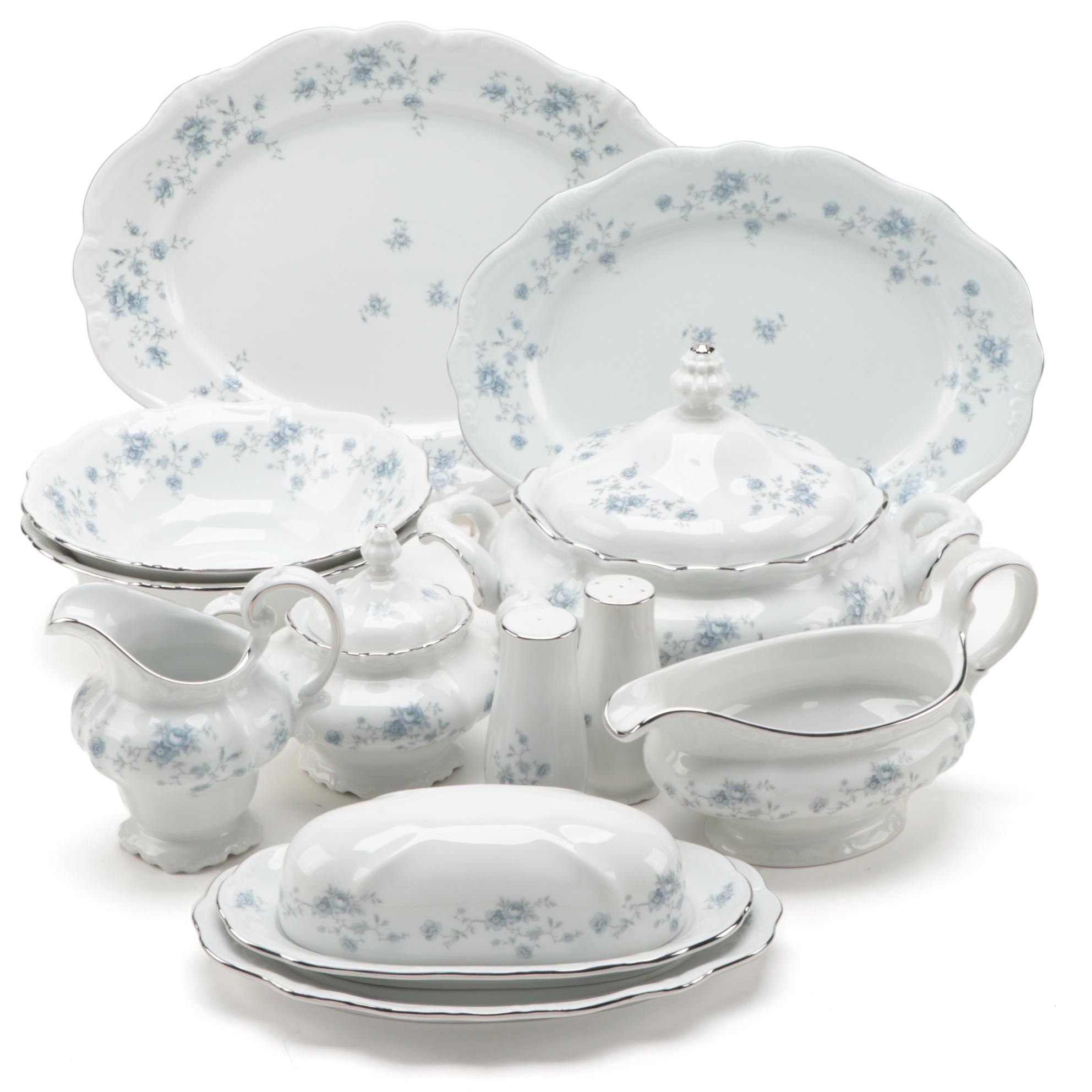 Johann Haviland "Blue Garland" Porcelain Tableware, 1953–1990