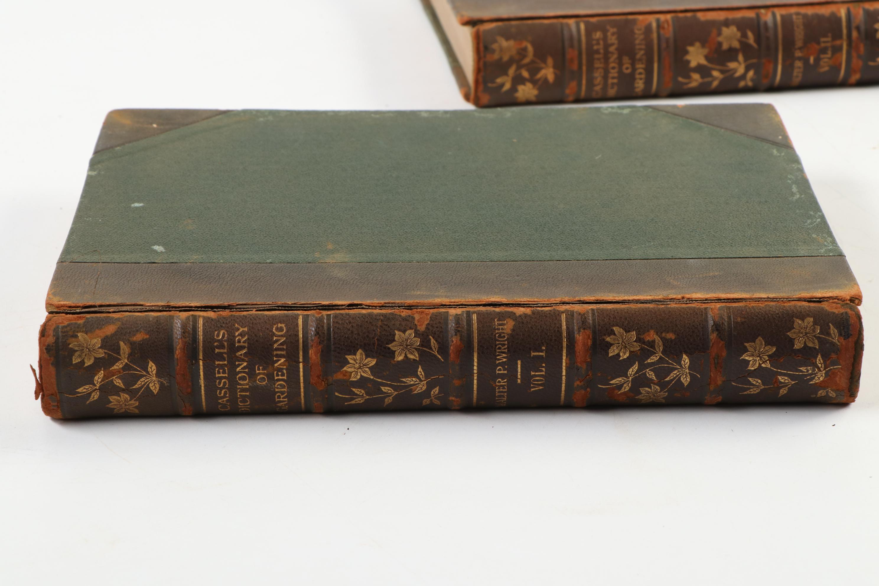 Illustrated "Cassell's Dictionary of Practical Gardening" Two-Volume Set, 1902