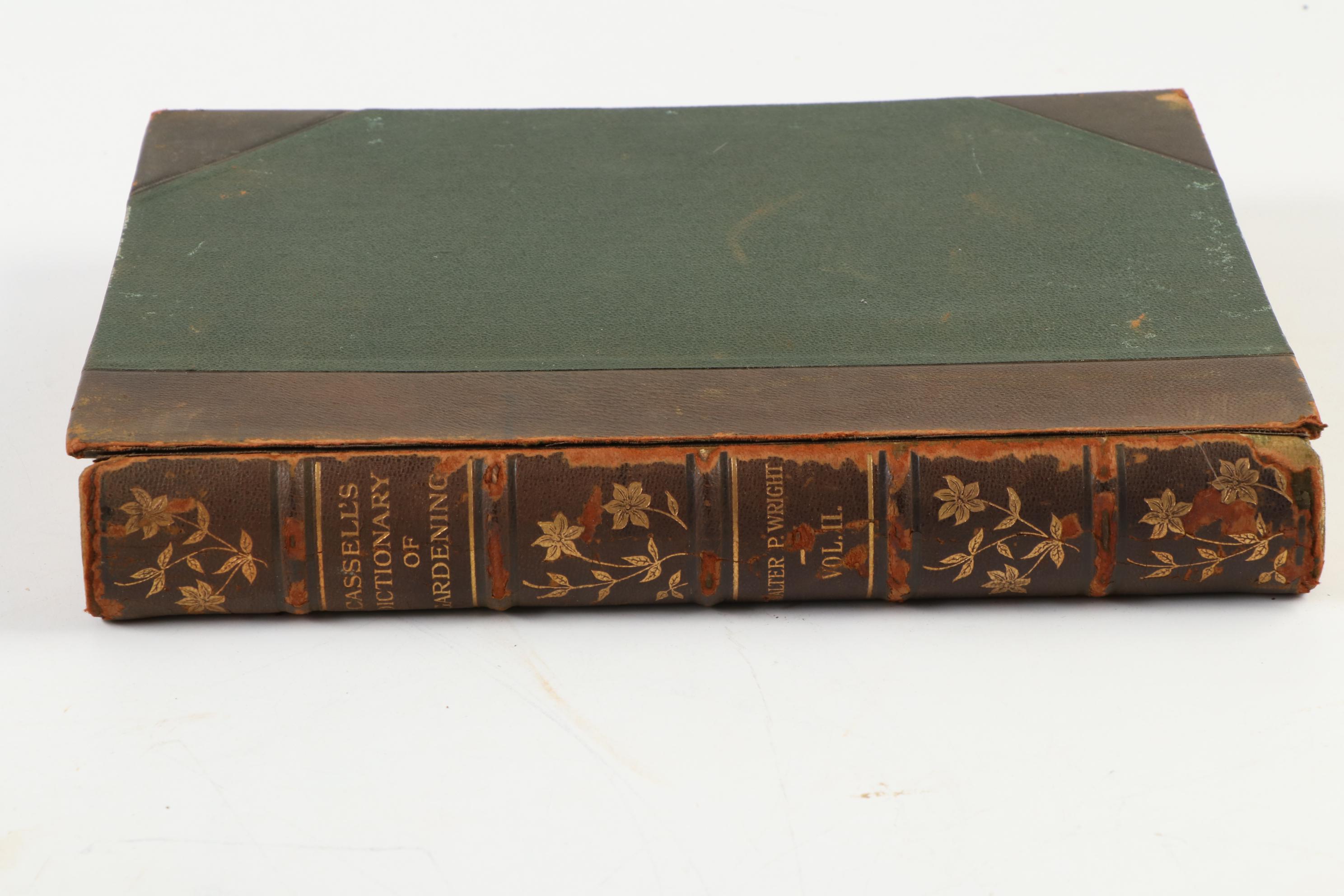 Illustrated "Cassell's Dictionary of Practical Gardening" Two-Volume Set, 1902