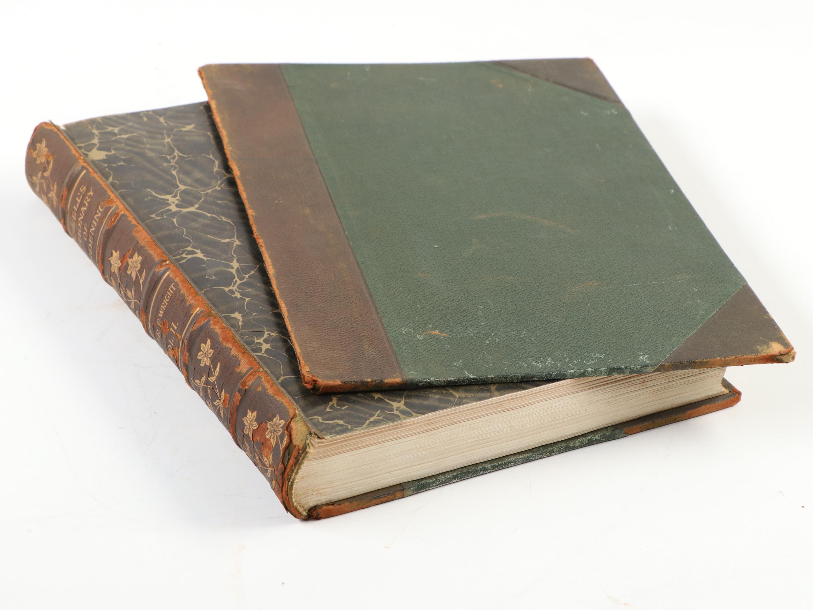 Illustrated "Cassell's Dictionary of Practical Gardening" Two-Volume Set, 1902