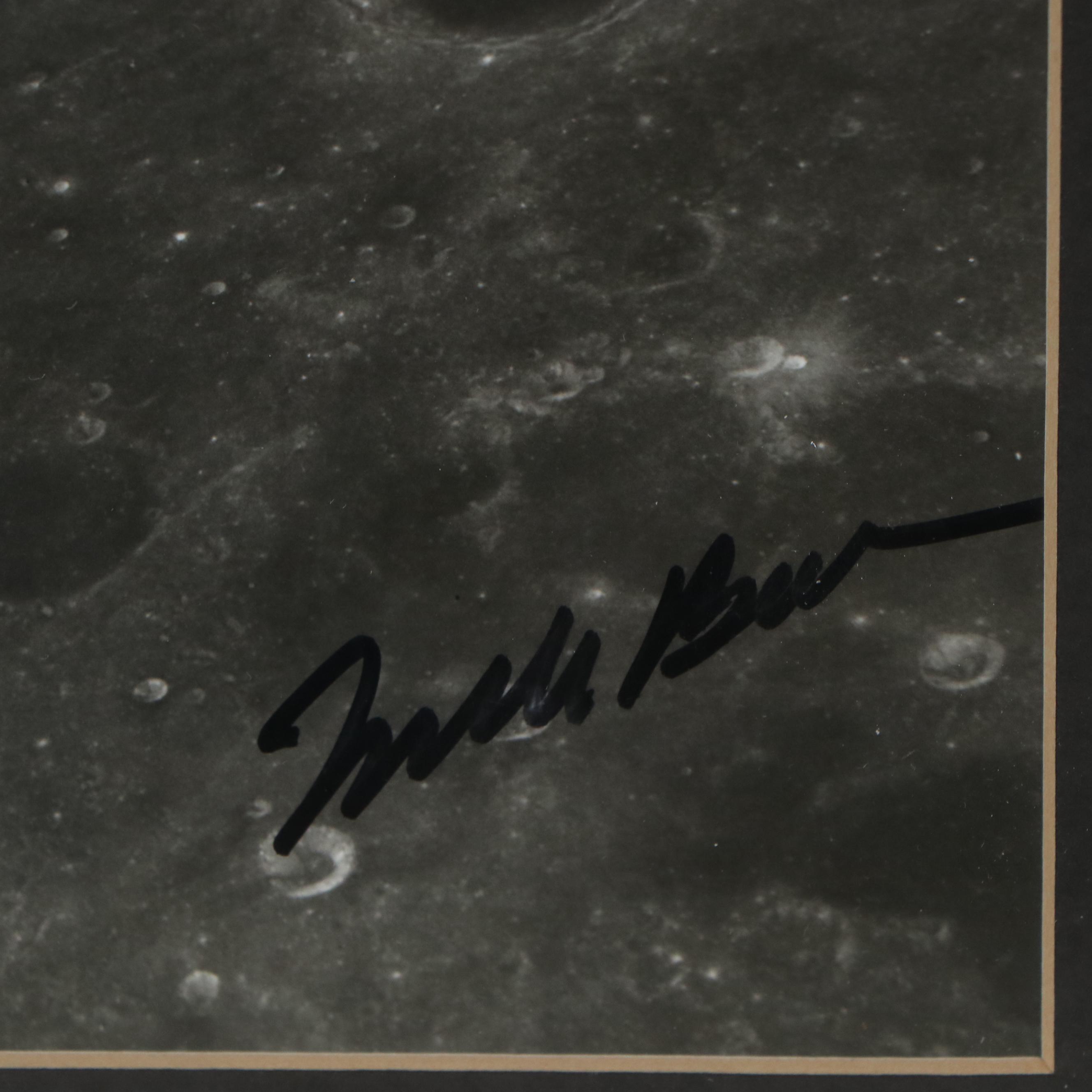 Black-and-White Photographs of Apollo 8 NASA Moon Landing, 1986