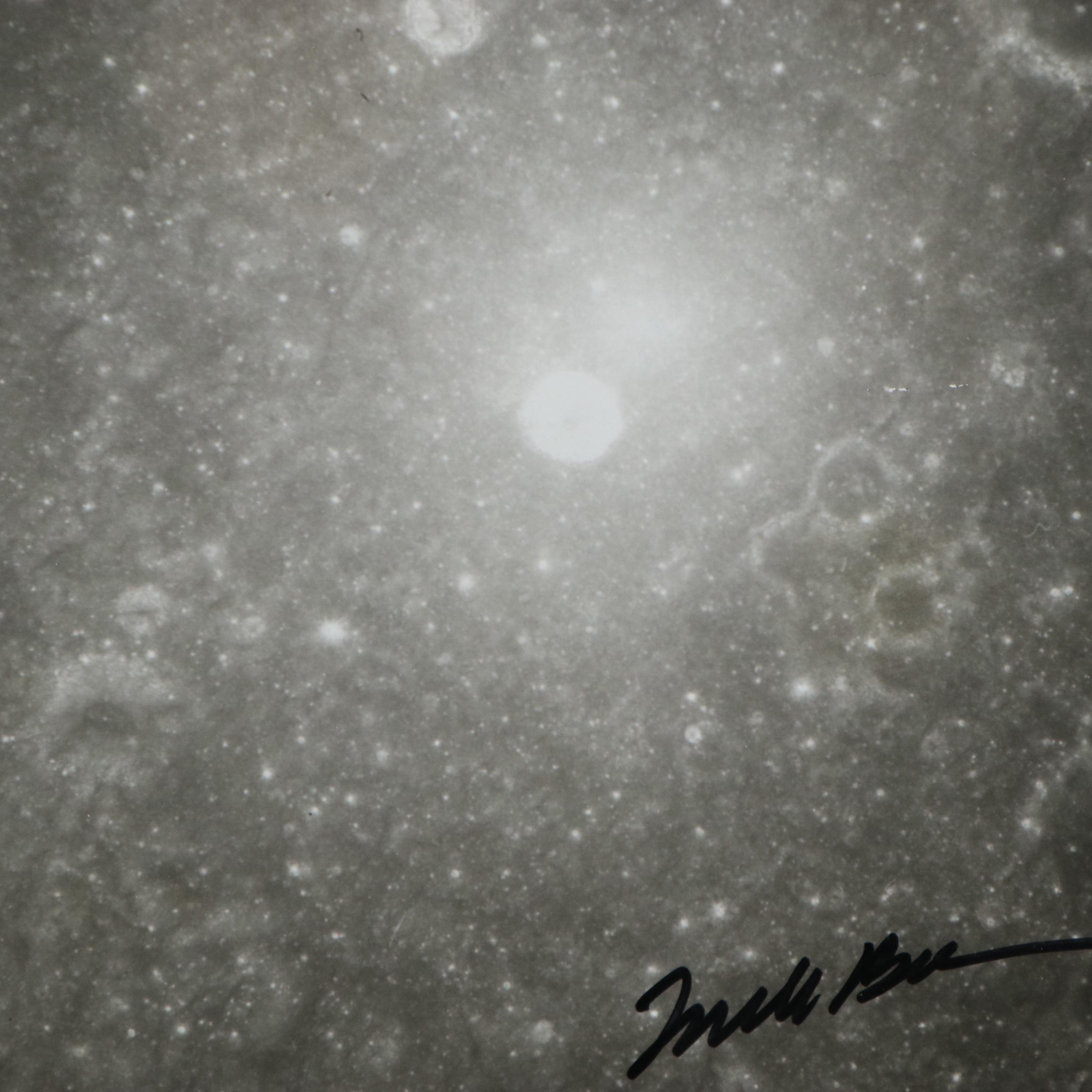 Black-and-White Photographs of Apollo 8 NASA Moon Landing, 1986