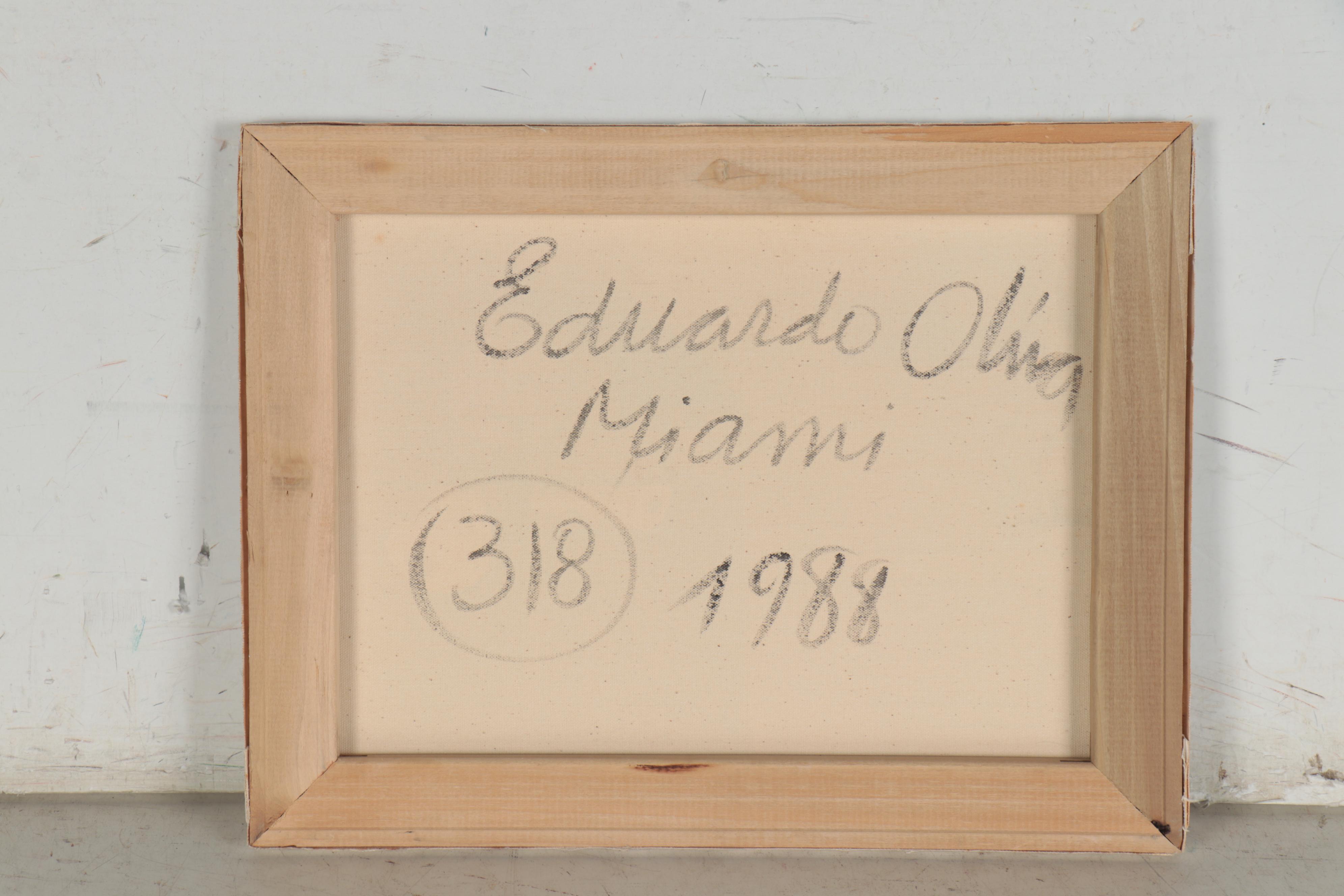 Eduardo Oliva Abstract Acrylic Painting