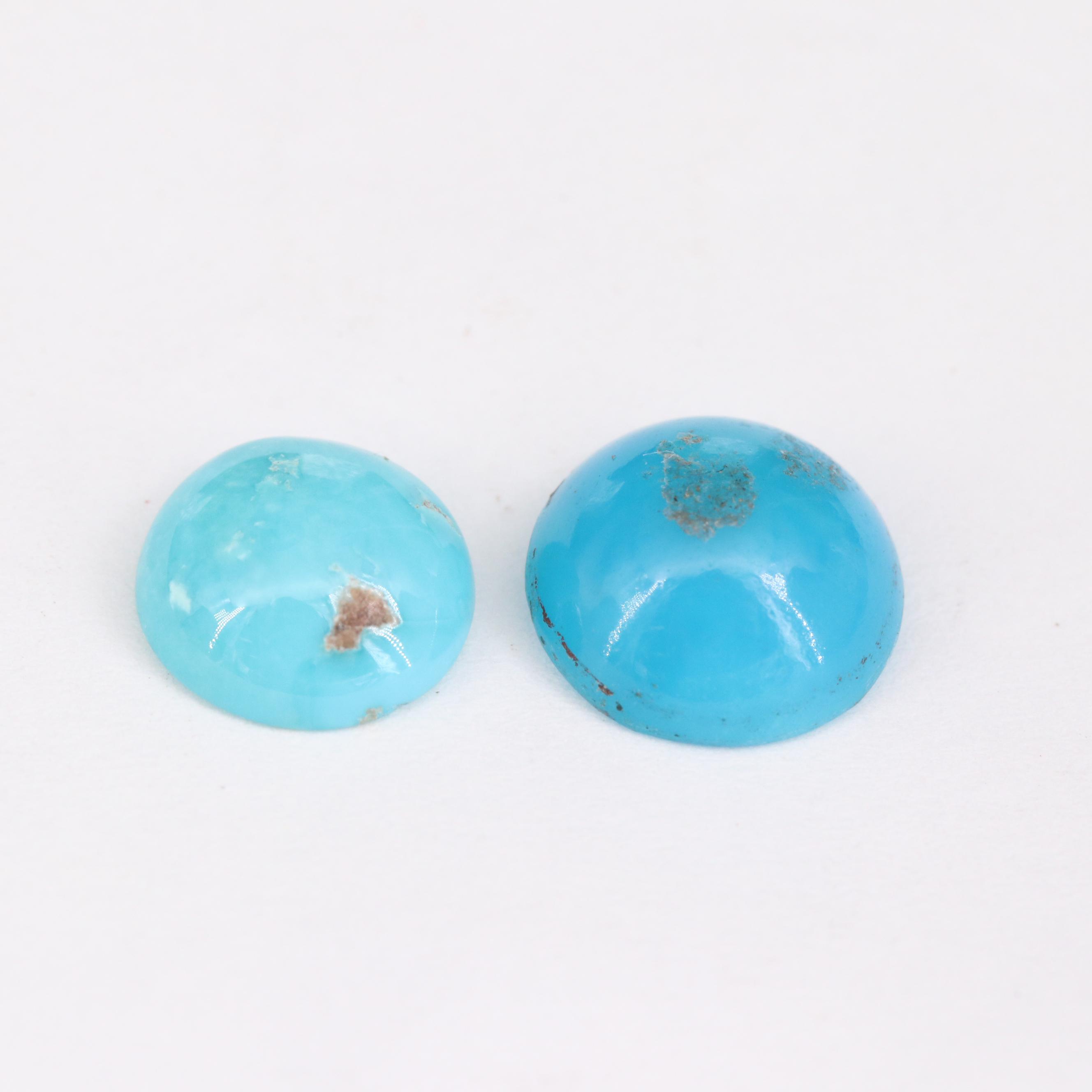 Loose Oval Turquoise Cabochons
