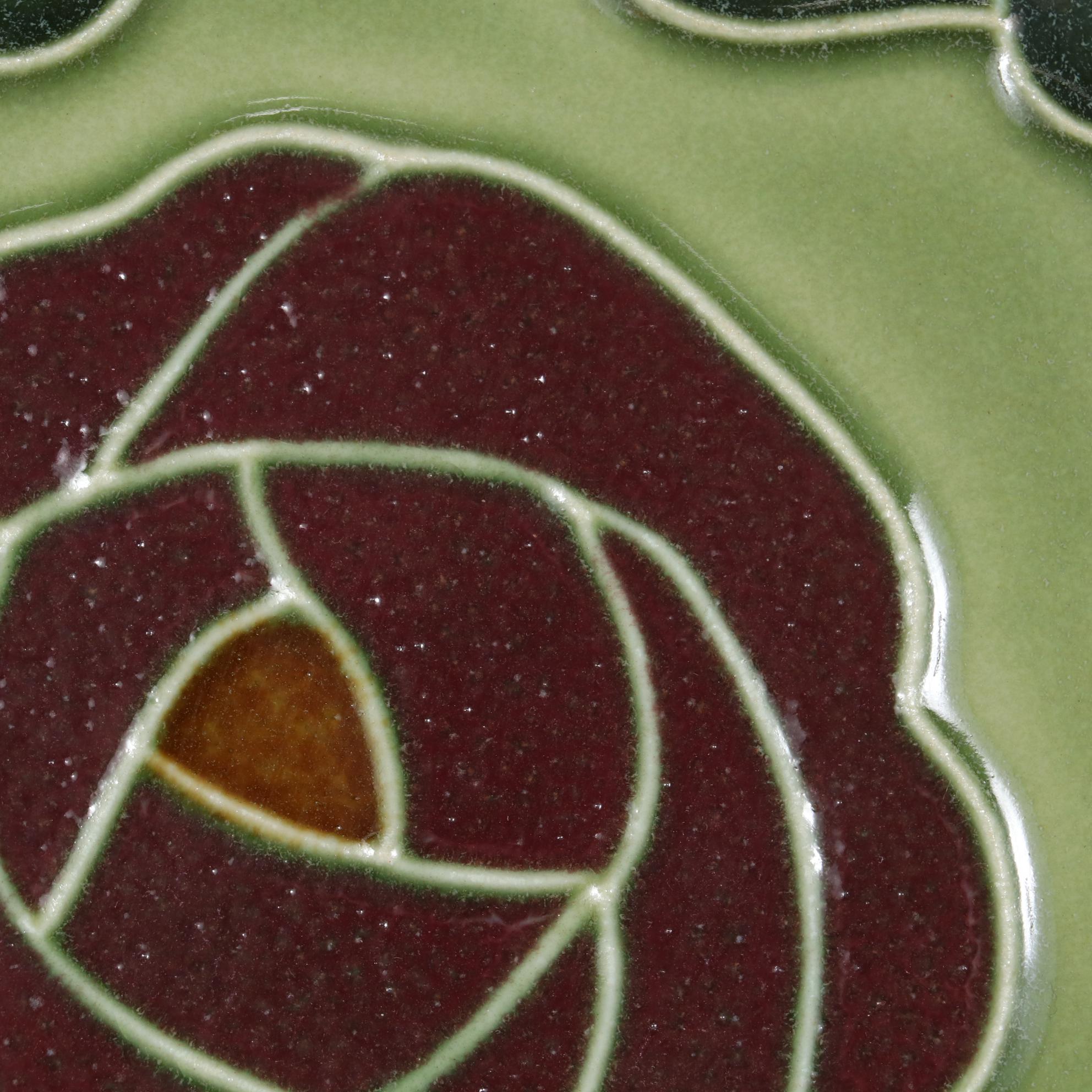 Rookwood Pottery "Eden Rose" Framed Ceramic Tiles, 2007