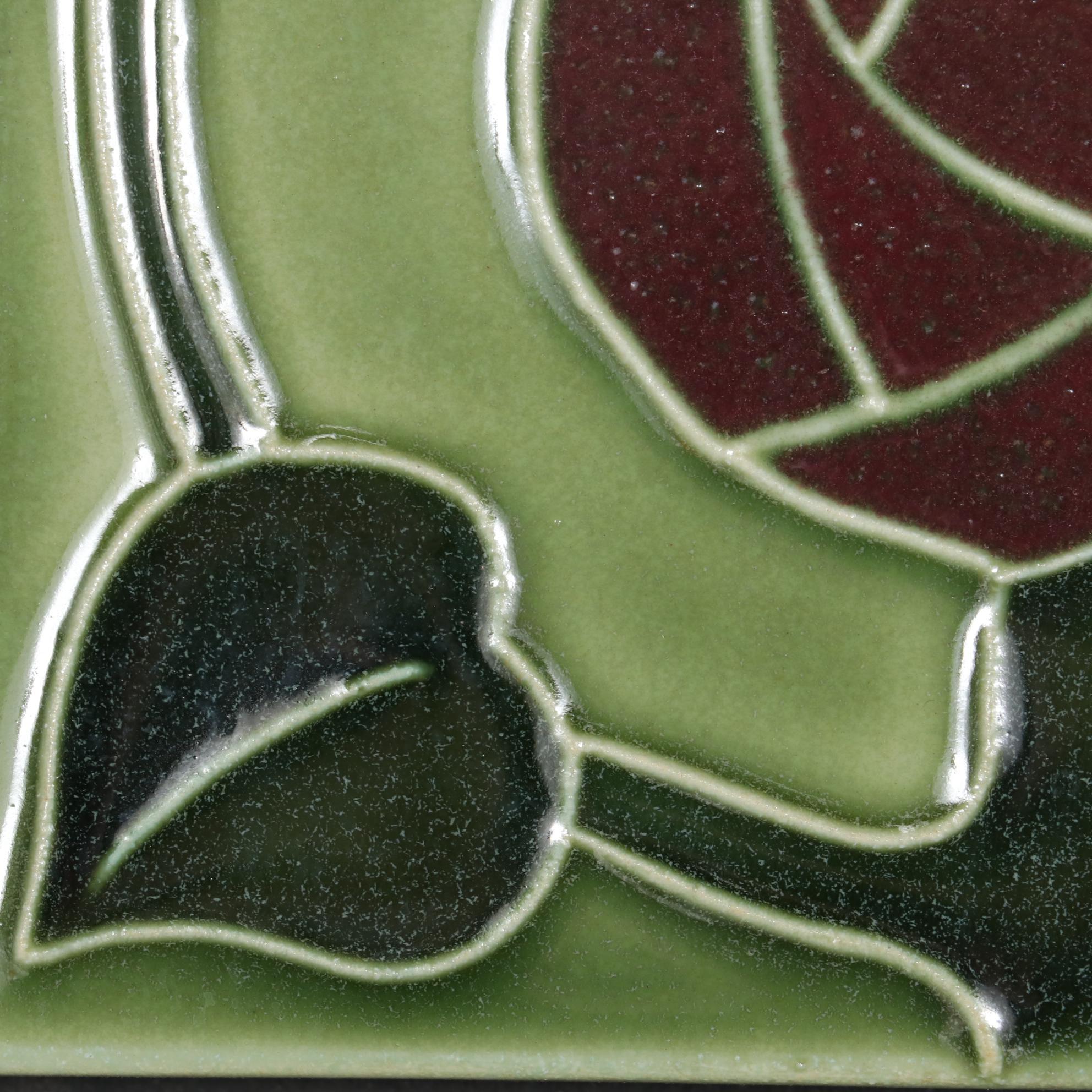 Rookwood Pottery "Eden Rose" Framed Ceramic Tiles, 2007