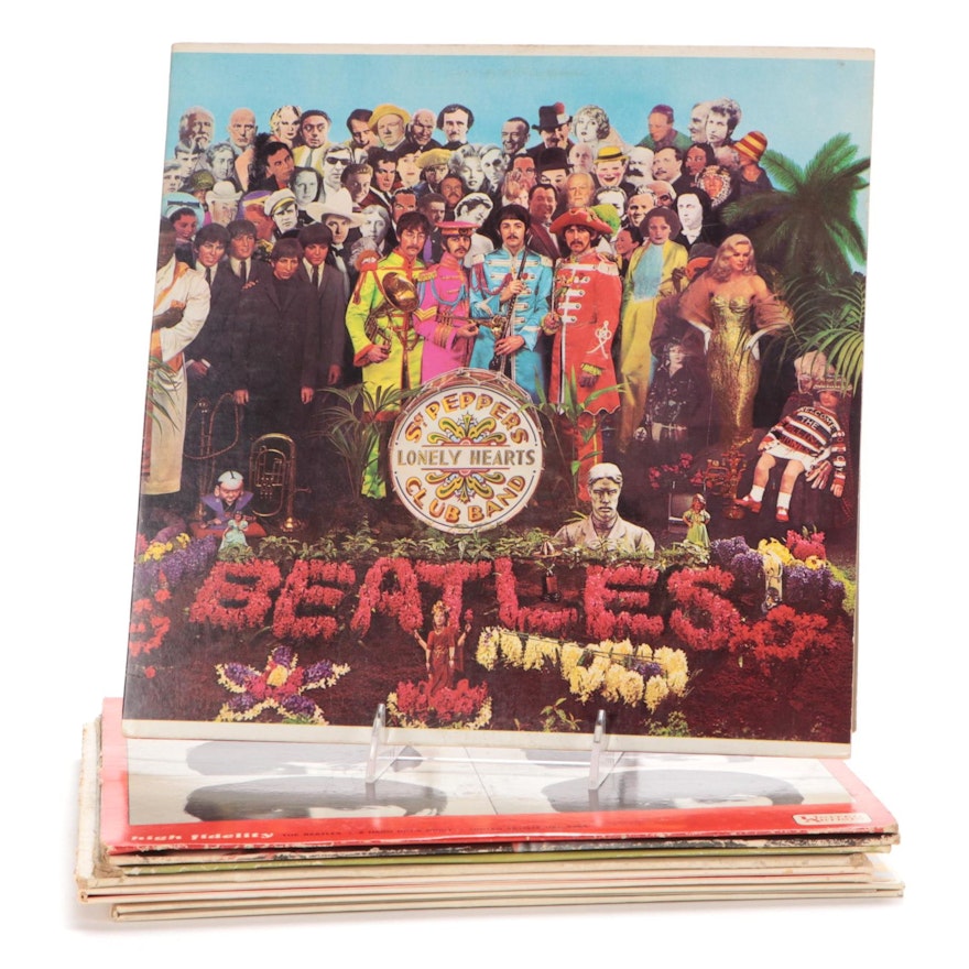 The Beatles, The Monkees, Peter Frampton and Other Vinyl Records