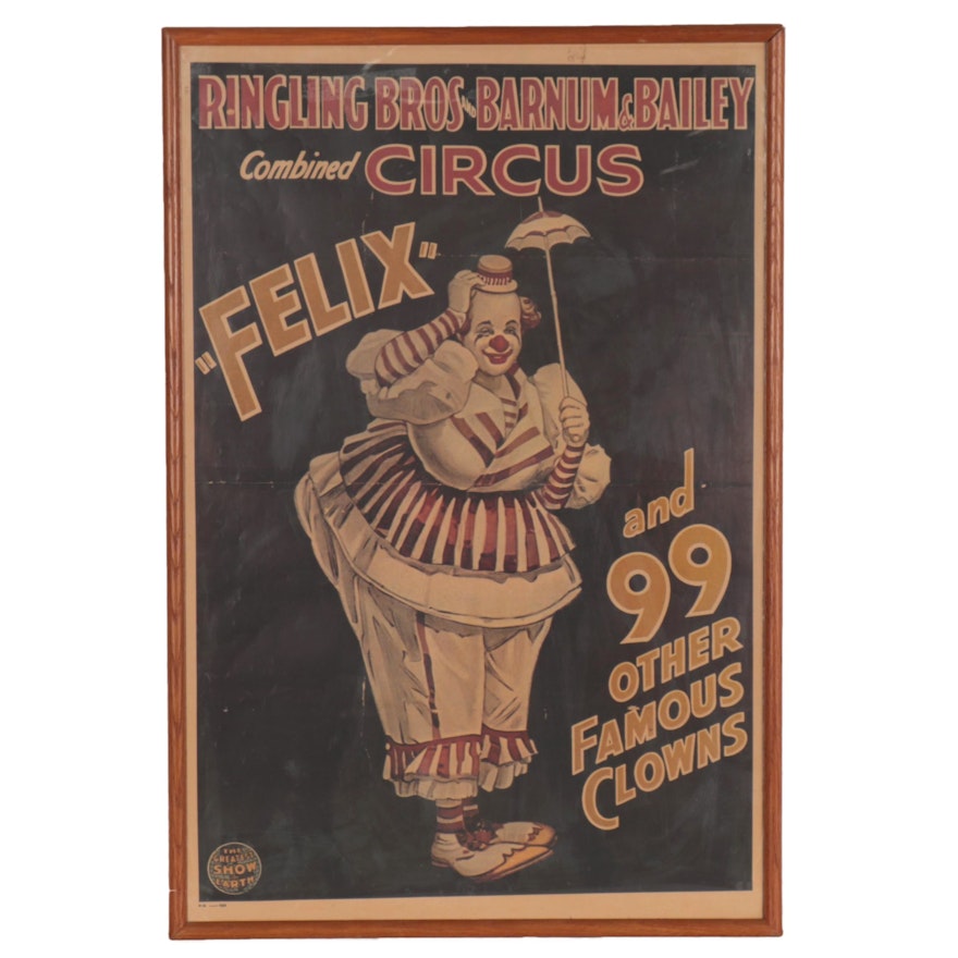 Offset Lithograph after Event Poster for Ringling Bros and Barnum & Bailey