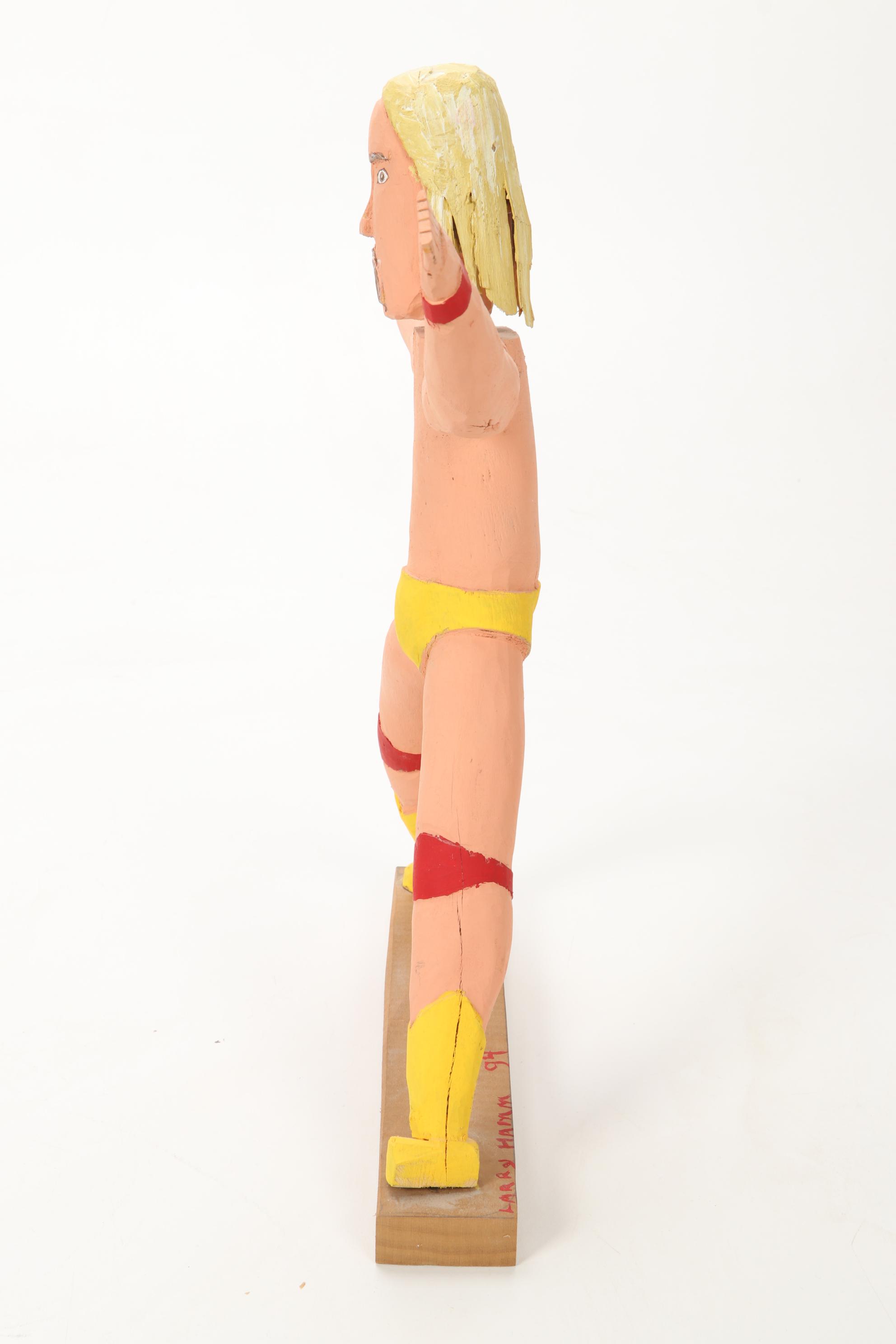 Larry Hamm Hulk Hogan Sculpture, 1994