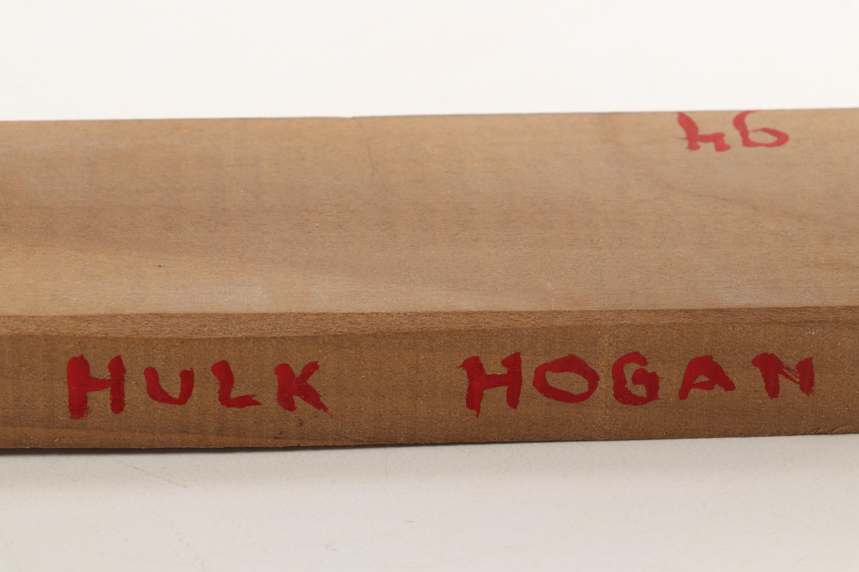 Larry Hamm Hulk Hogan Sculpture, 1994