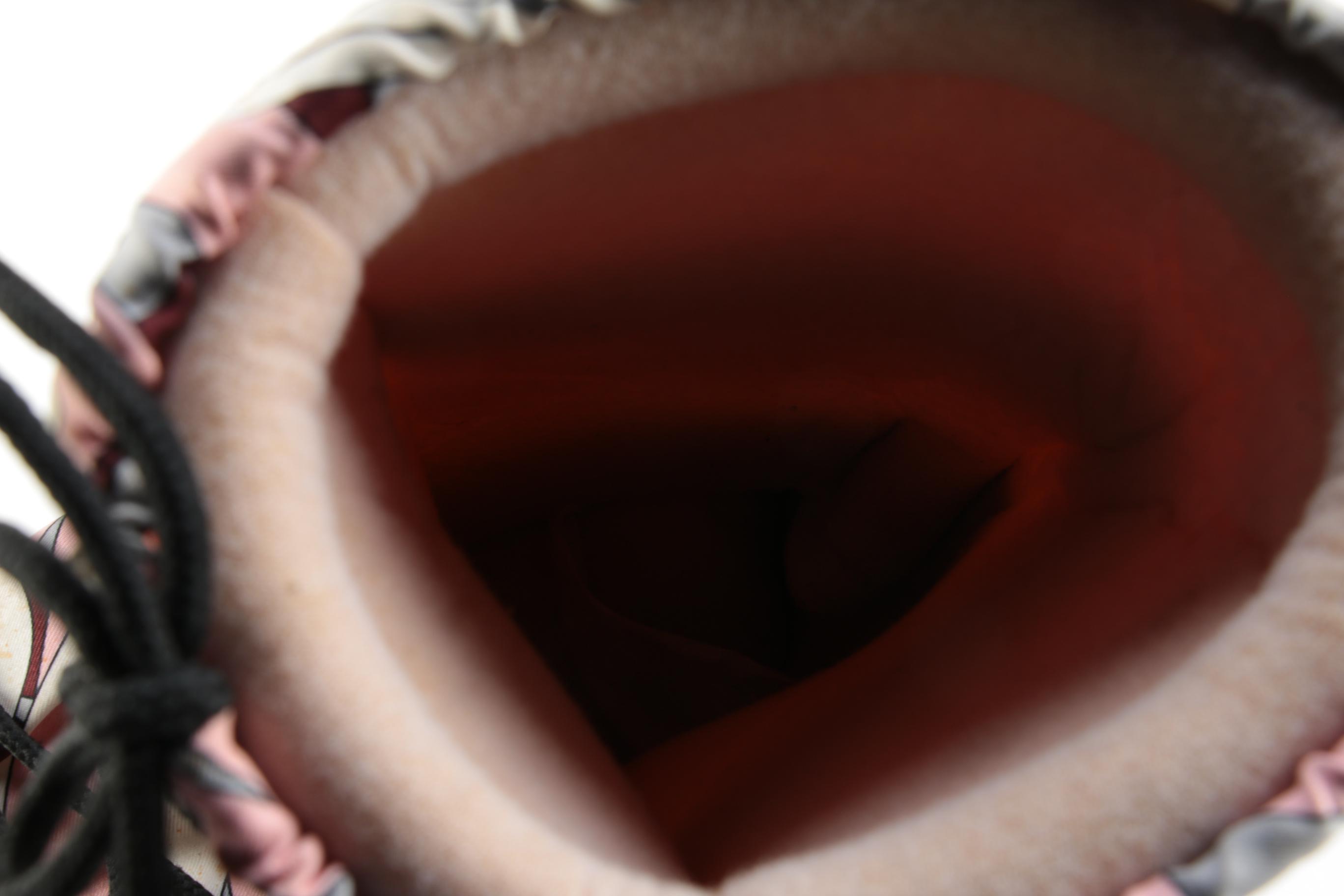 Emilio Pucci Abstract Print and Metallic Lace-Up Snow Boots