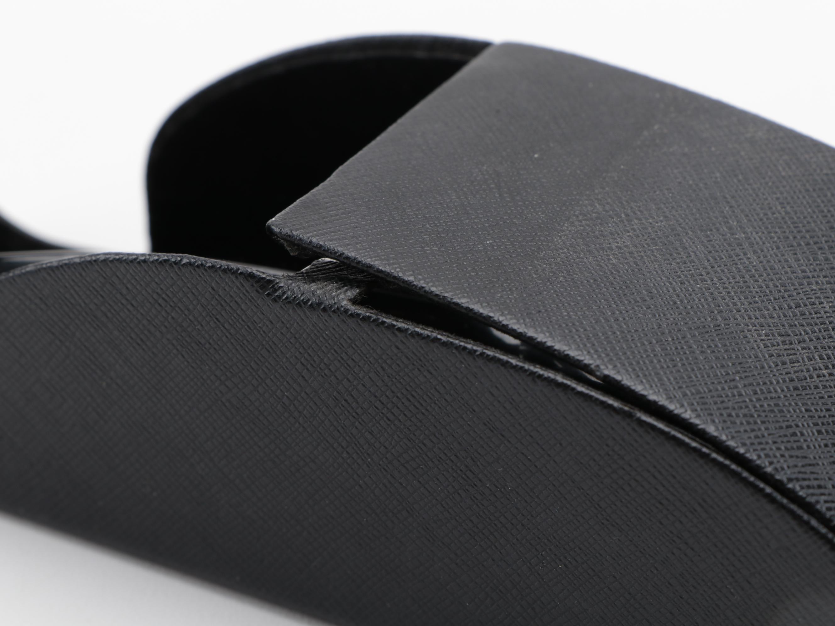 Prada SPR230 Black Modified Cat Eye Sunglasses with Case and Box