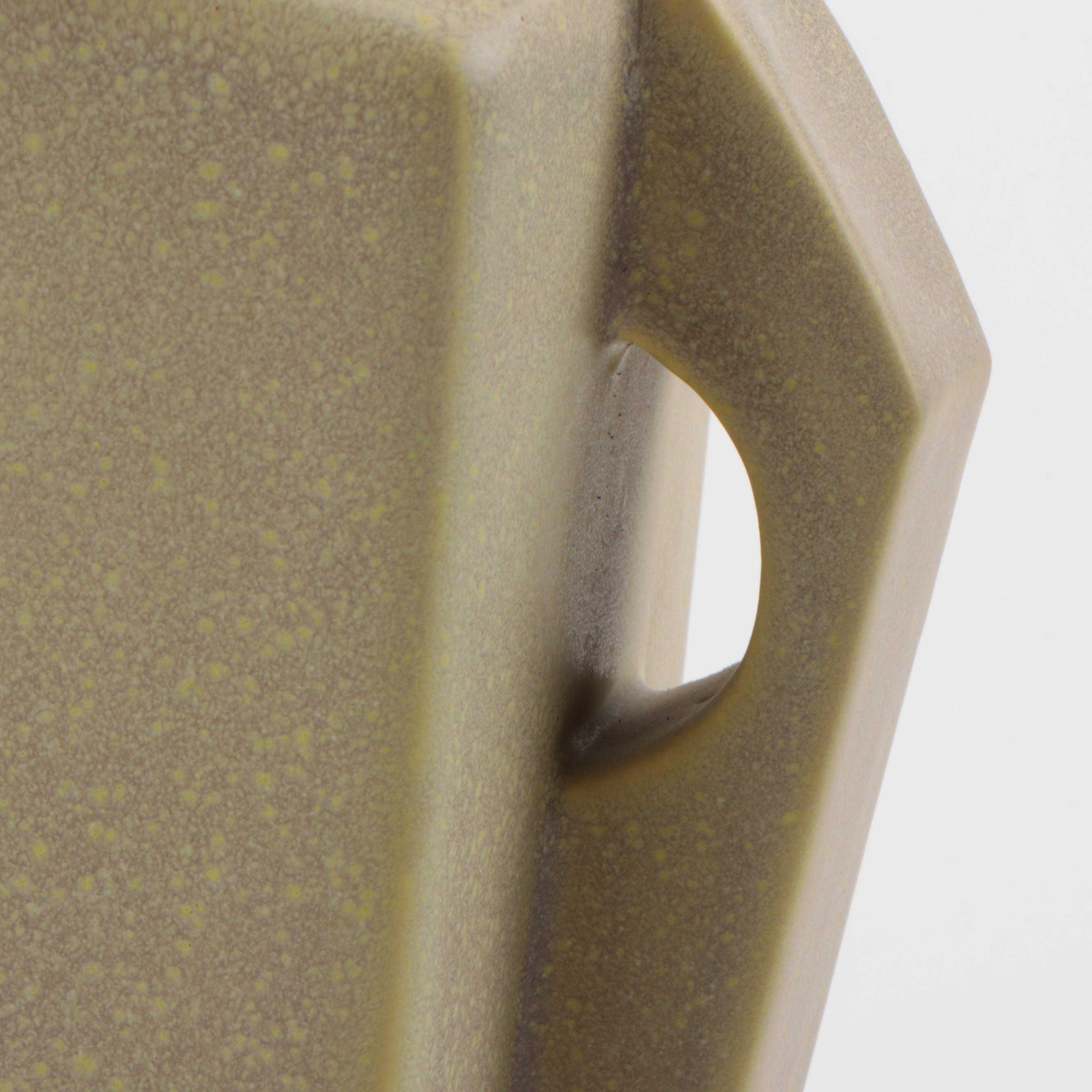 Jemerick Prairie Series Sage Green Art Pottery Vase, Late 20th Century