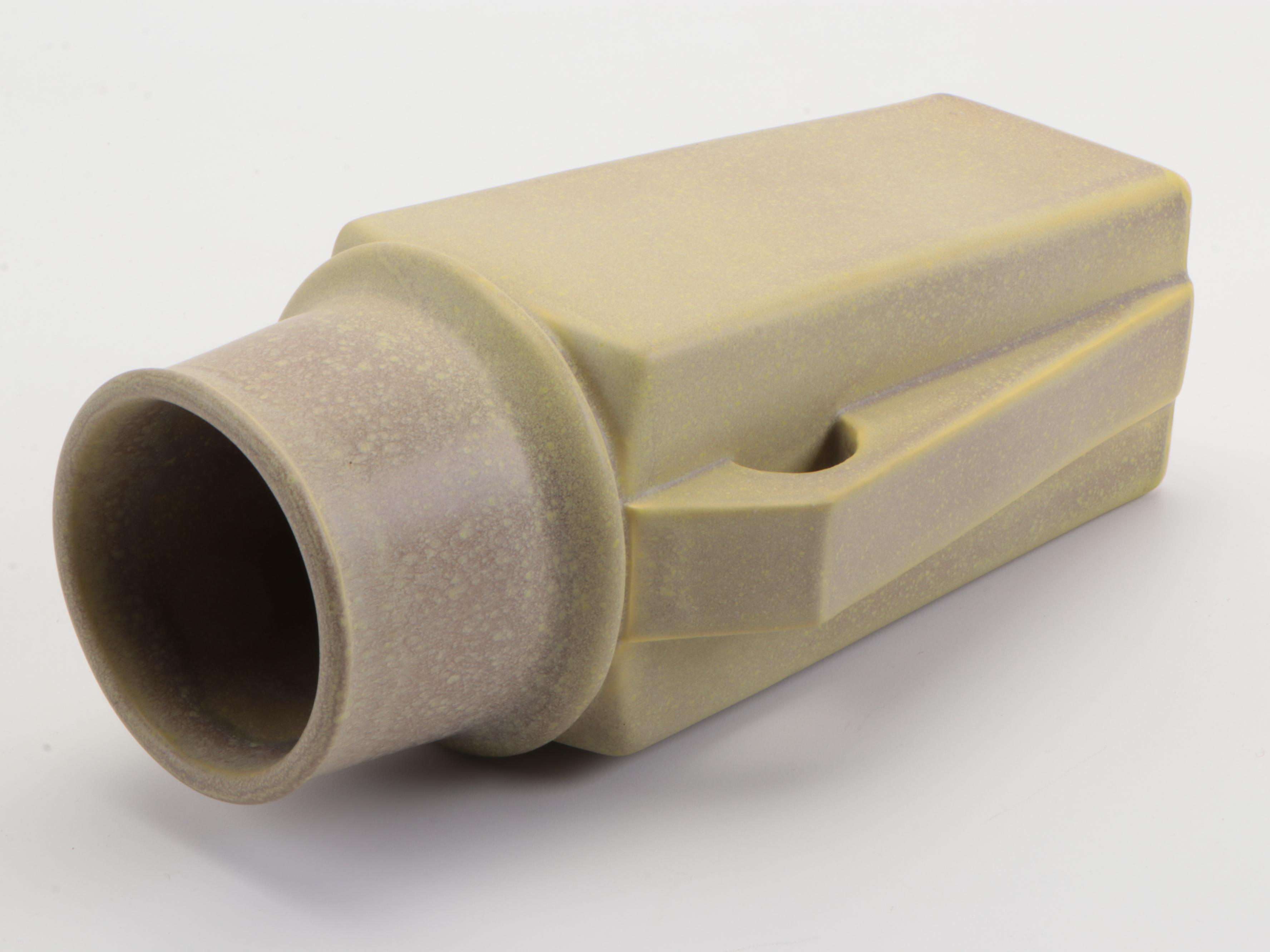 Jemerick Prairie Series Sage Green Art Pottery Vase, Late 20th Century