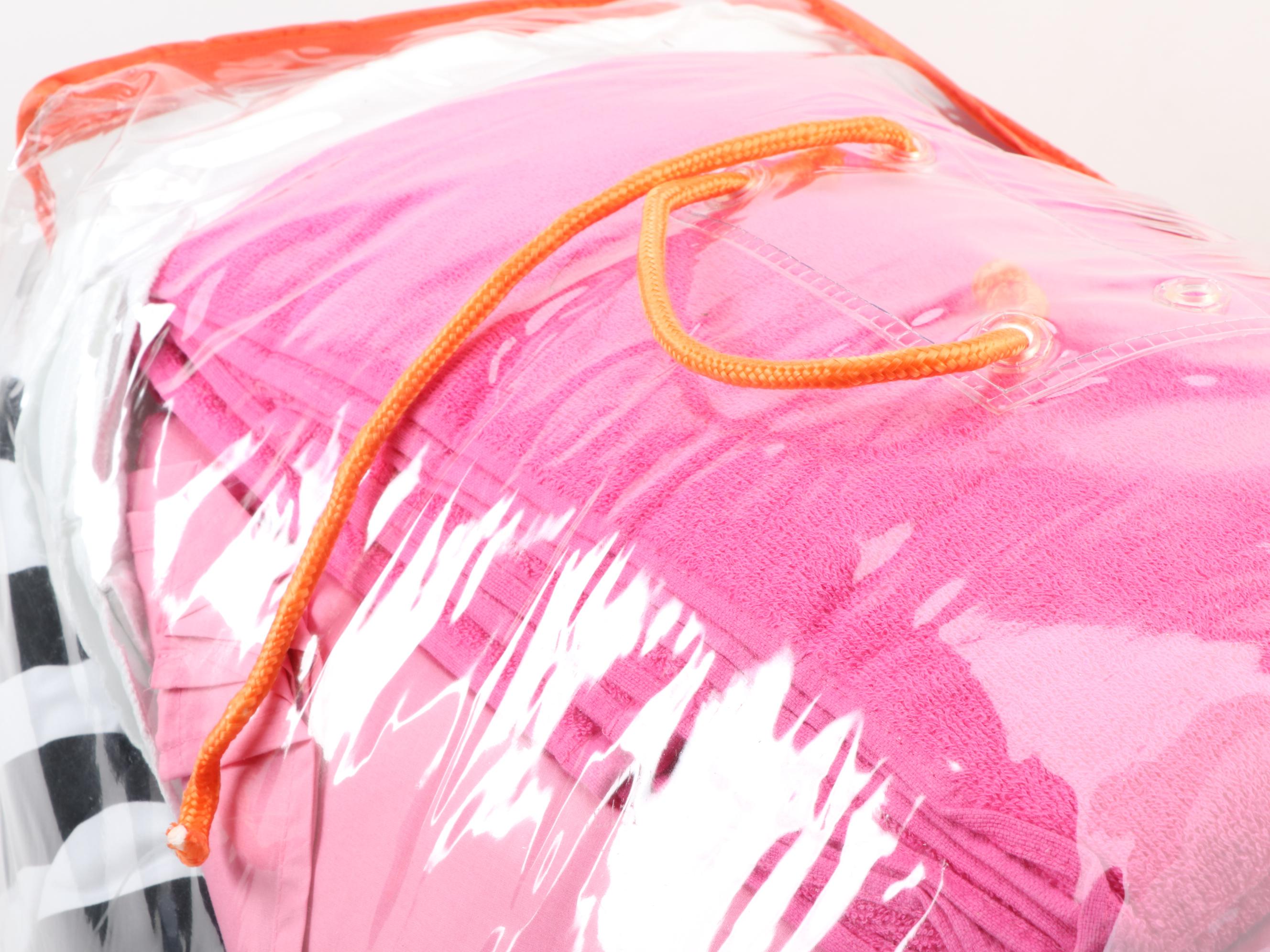 Rainbow Linens Zebra Stripe and Pink Dorm Room Set