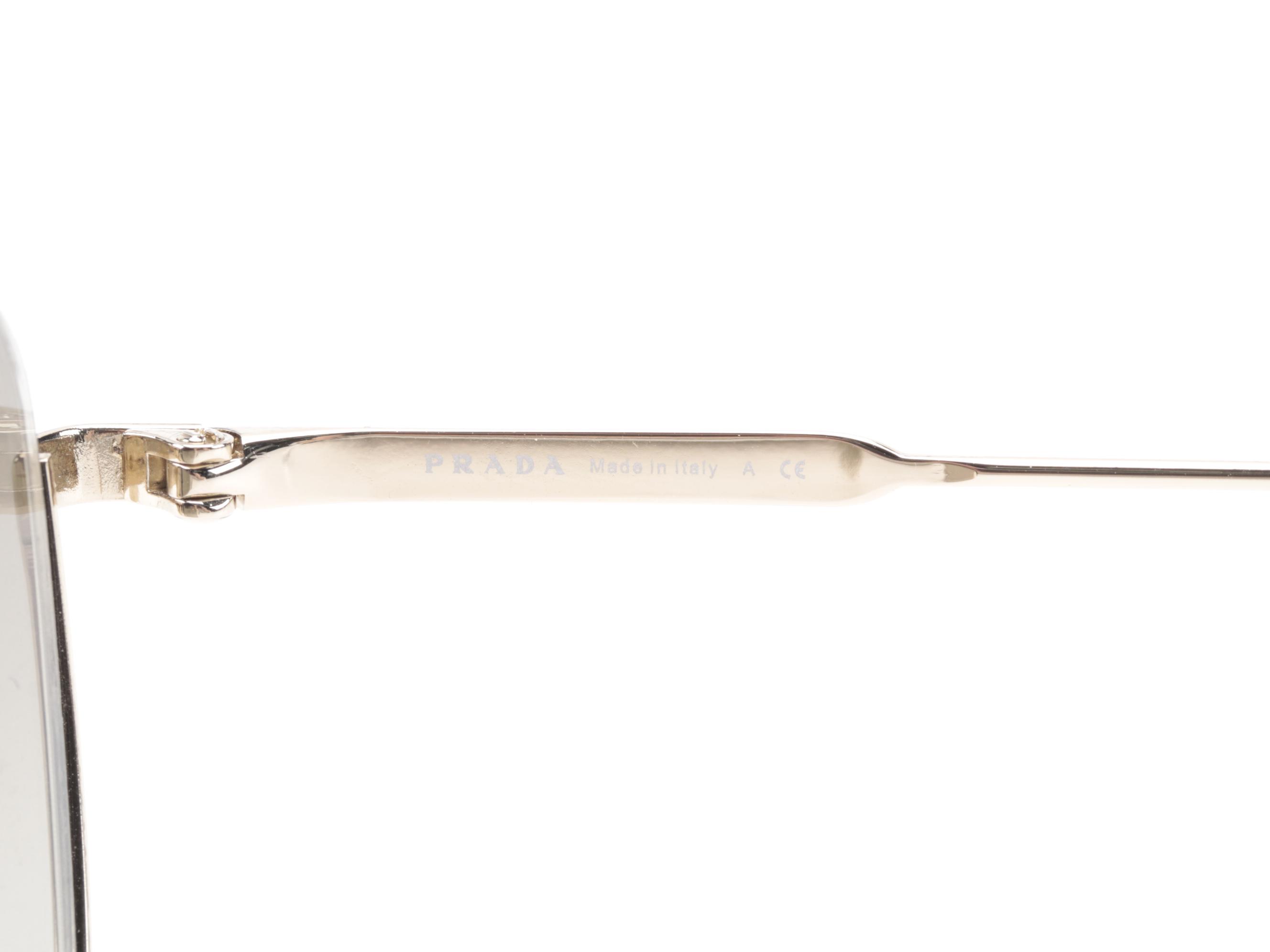 Prada SPR 50U Aviator Sunglasses