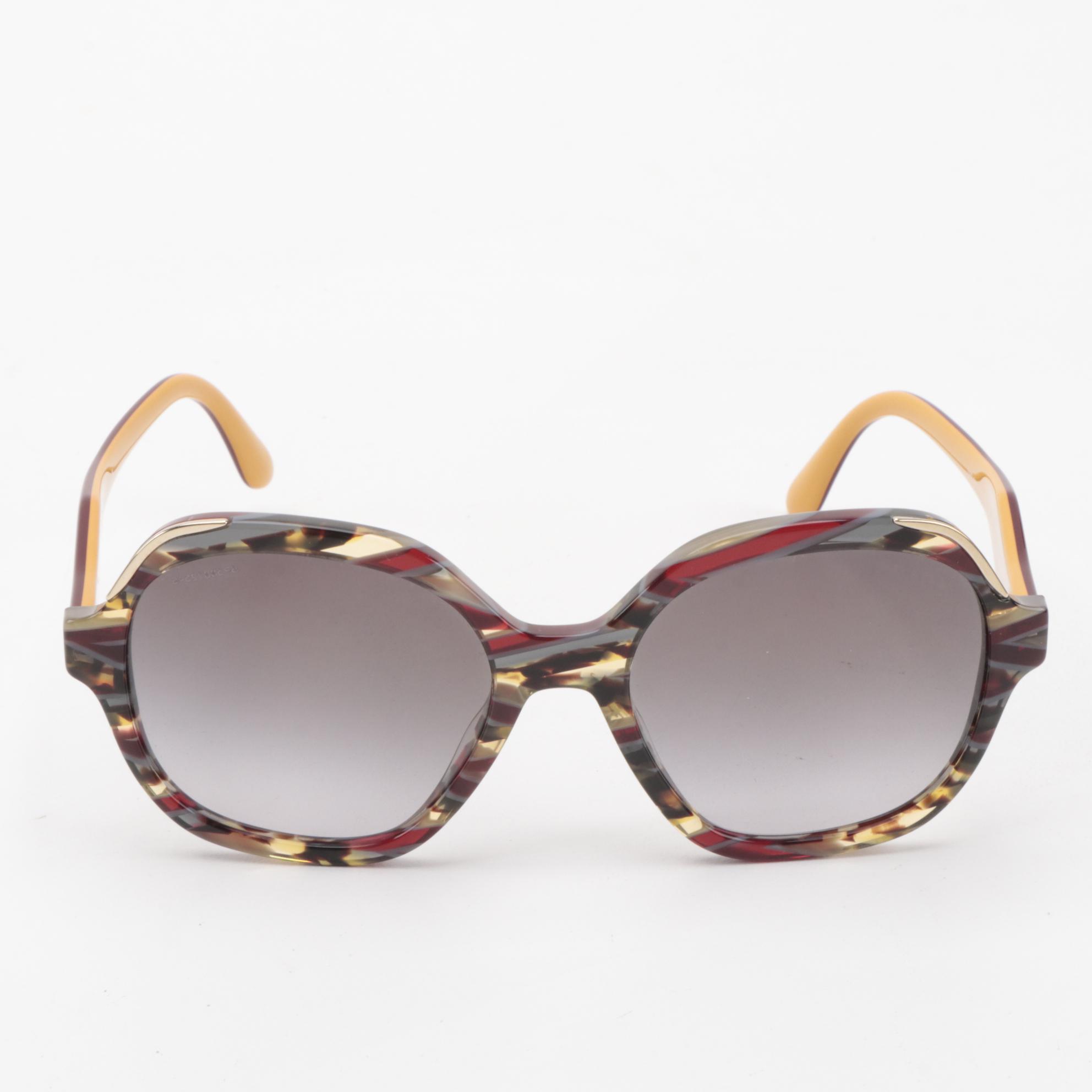 Prada SPR 06U Havana Avio Round Sunglasses