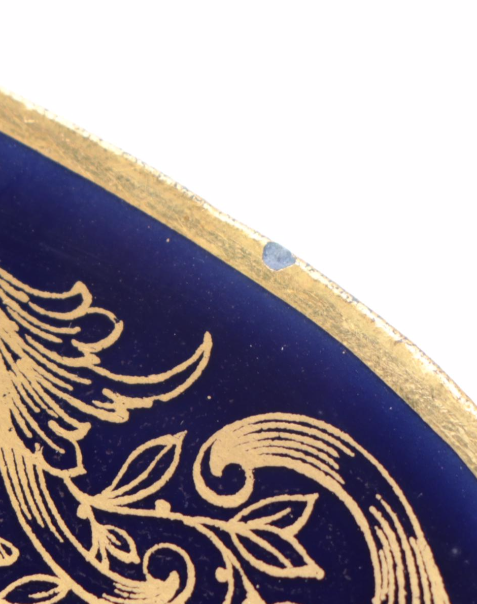 Sèvres Chateau De St. Cloud Hand-Painted Porcelain Portrait Cabinet Plates, 1846