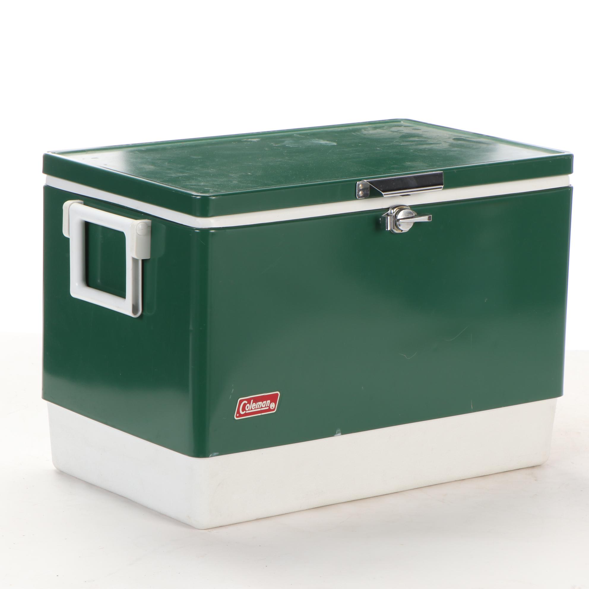 Coleman Green Plastic Cooler