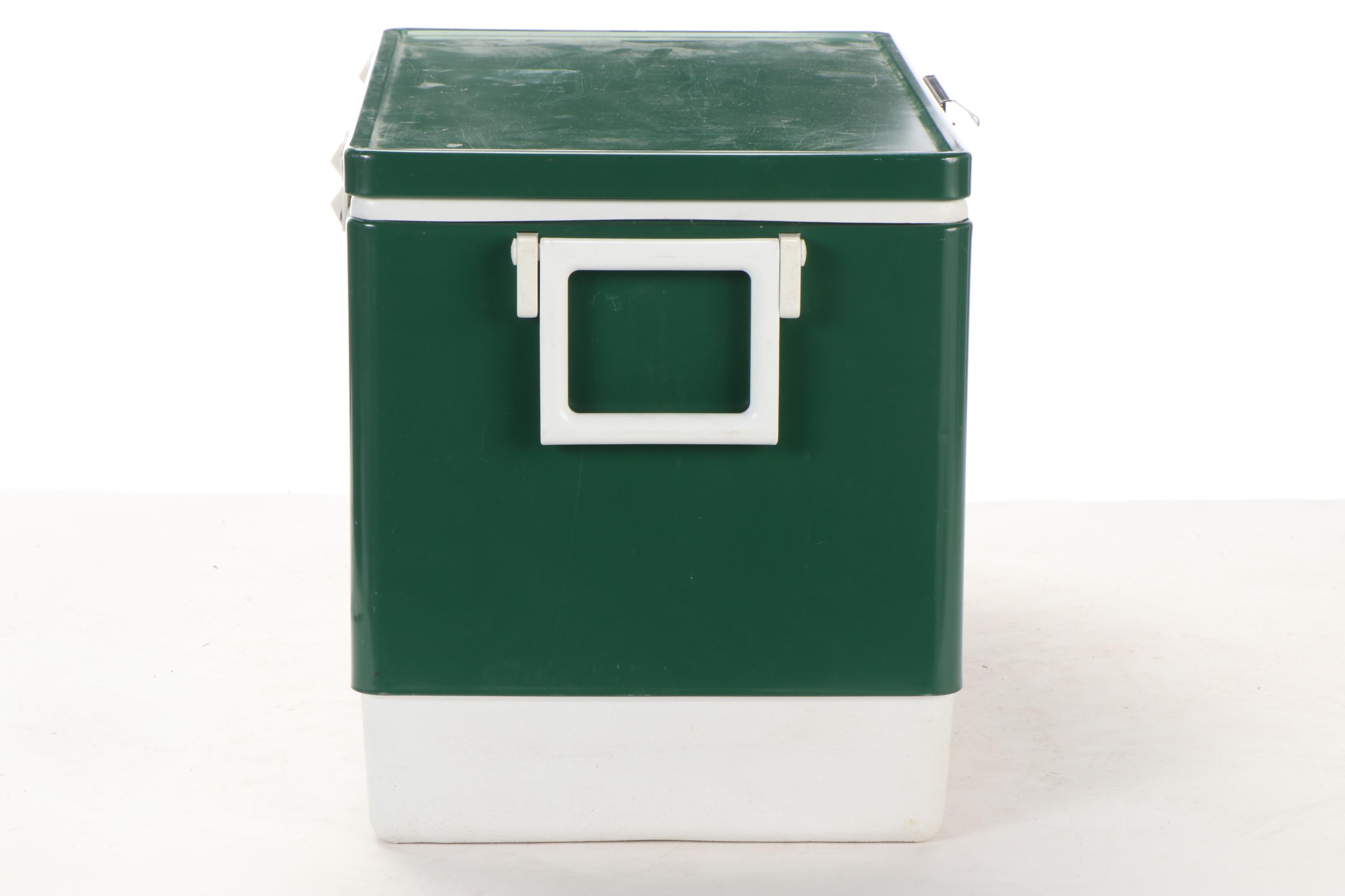 Coleman Green Plastic Cooler