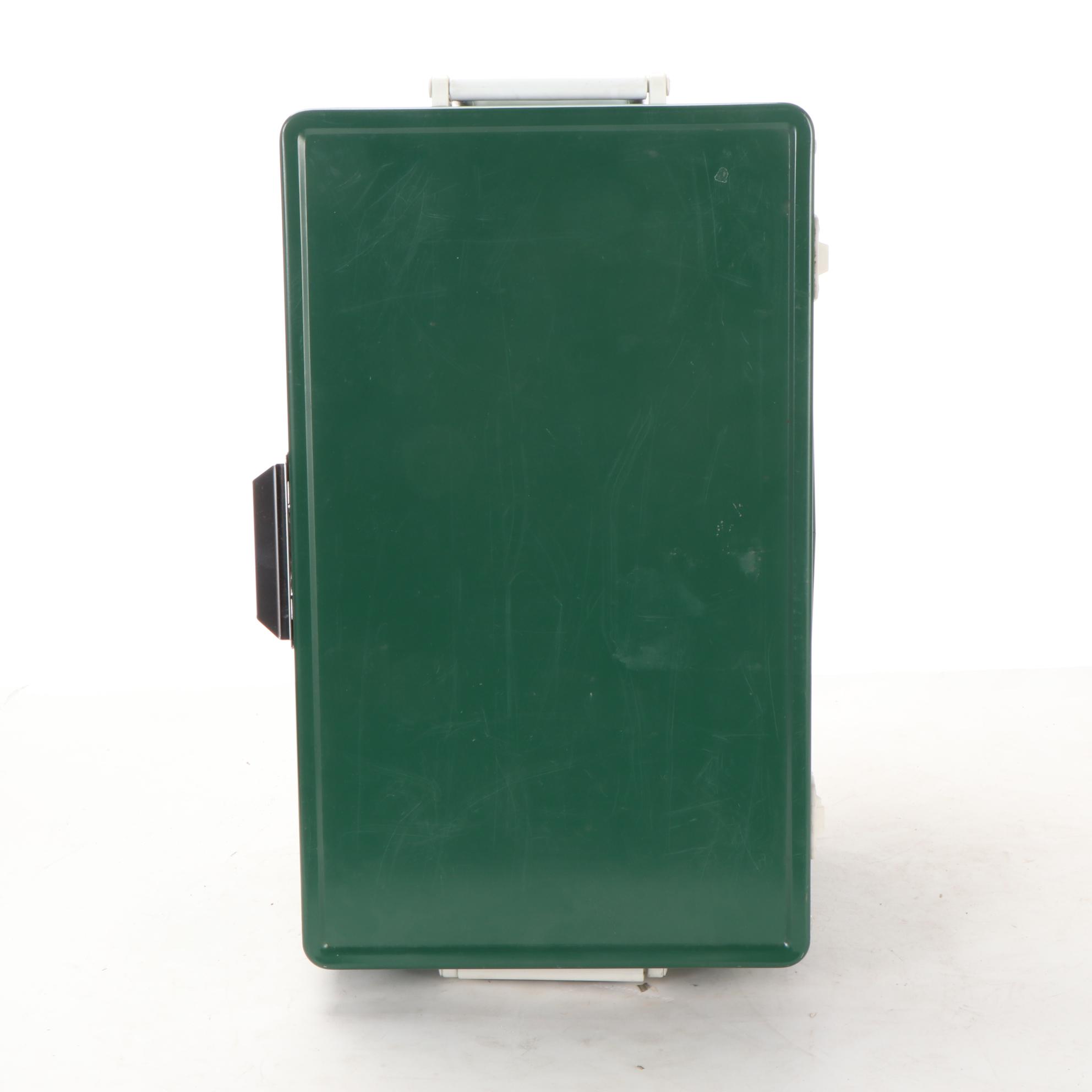 Coleman Green Plastic Cooler