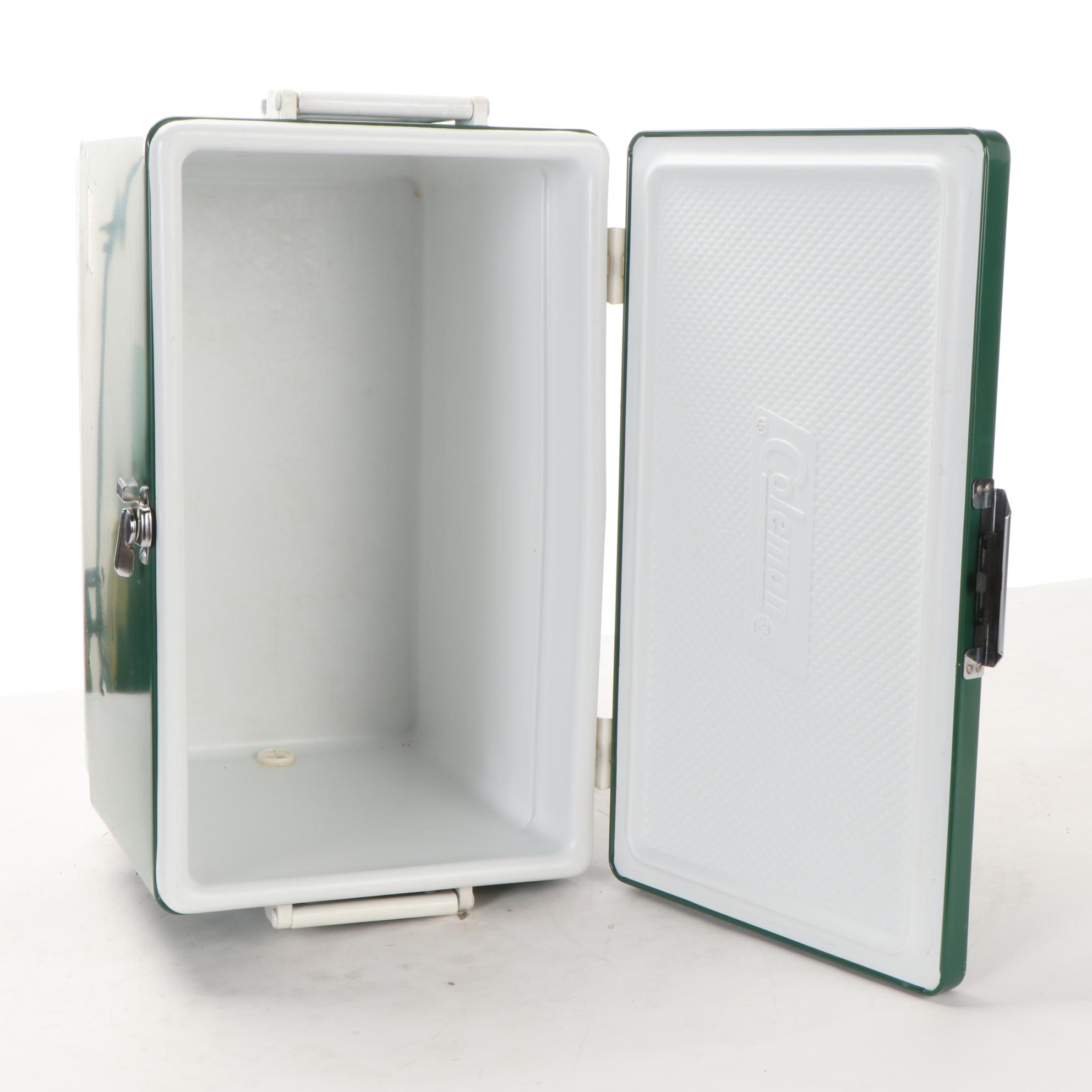 Coleman Green Plastic Cooler