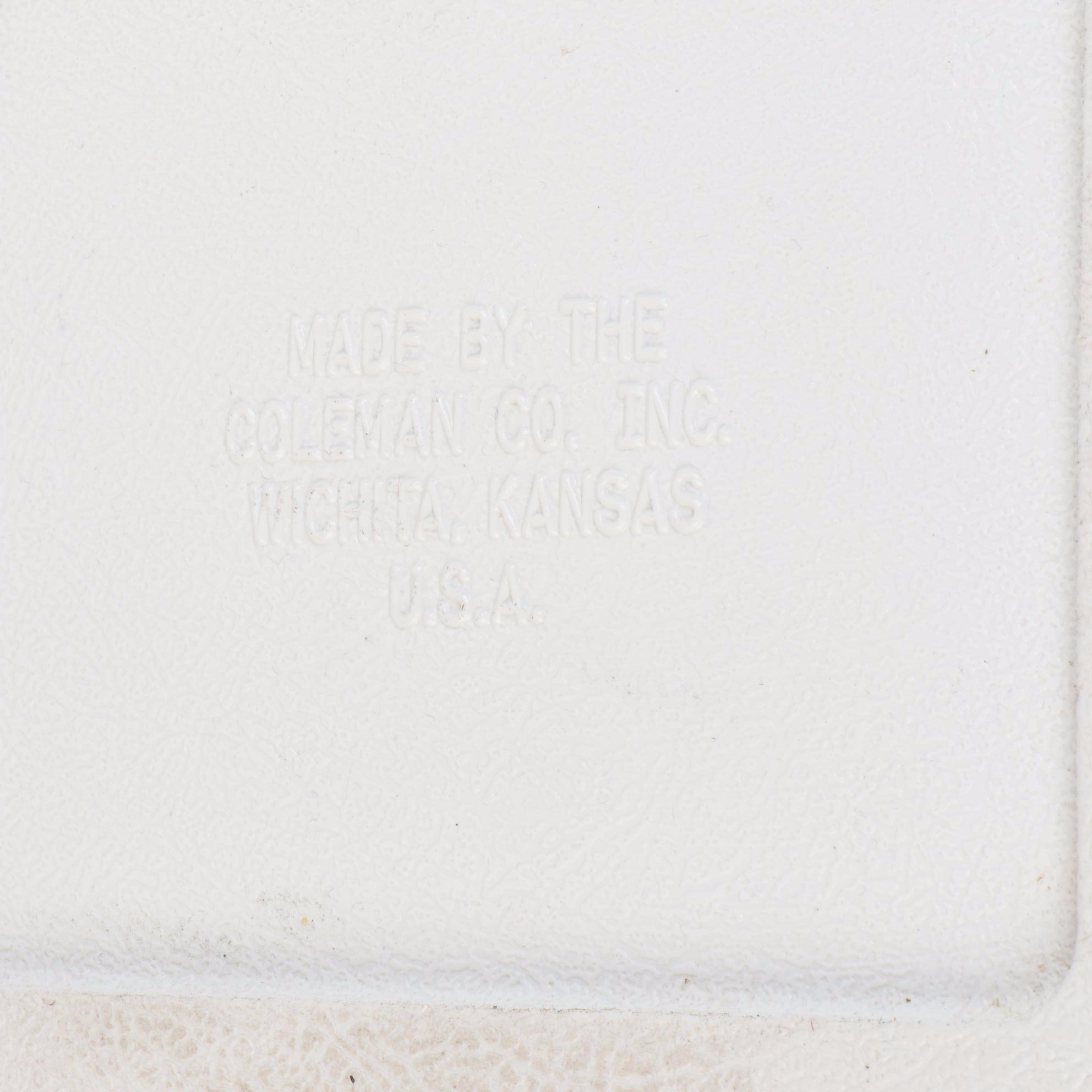 Coleman Green Plastic Cooler