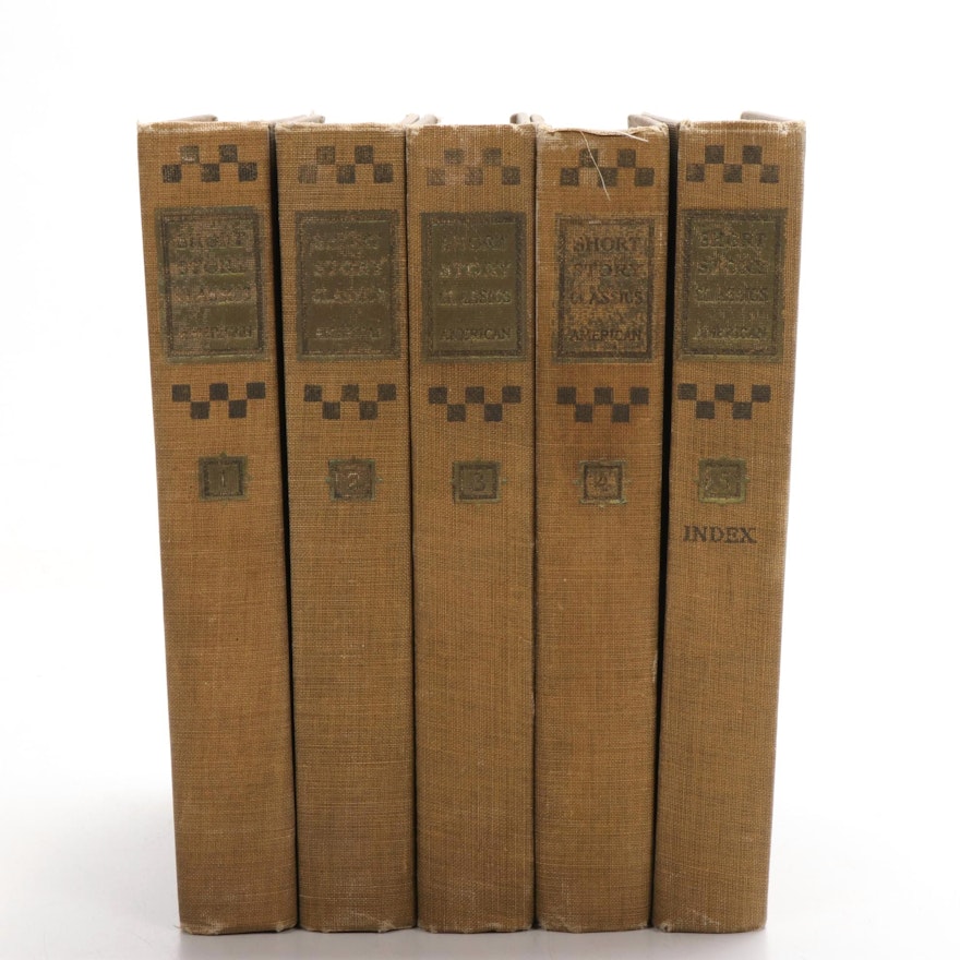 "Short Story Classics: American" Five-Volume Set Edited by WIlliam Patten, 1905