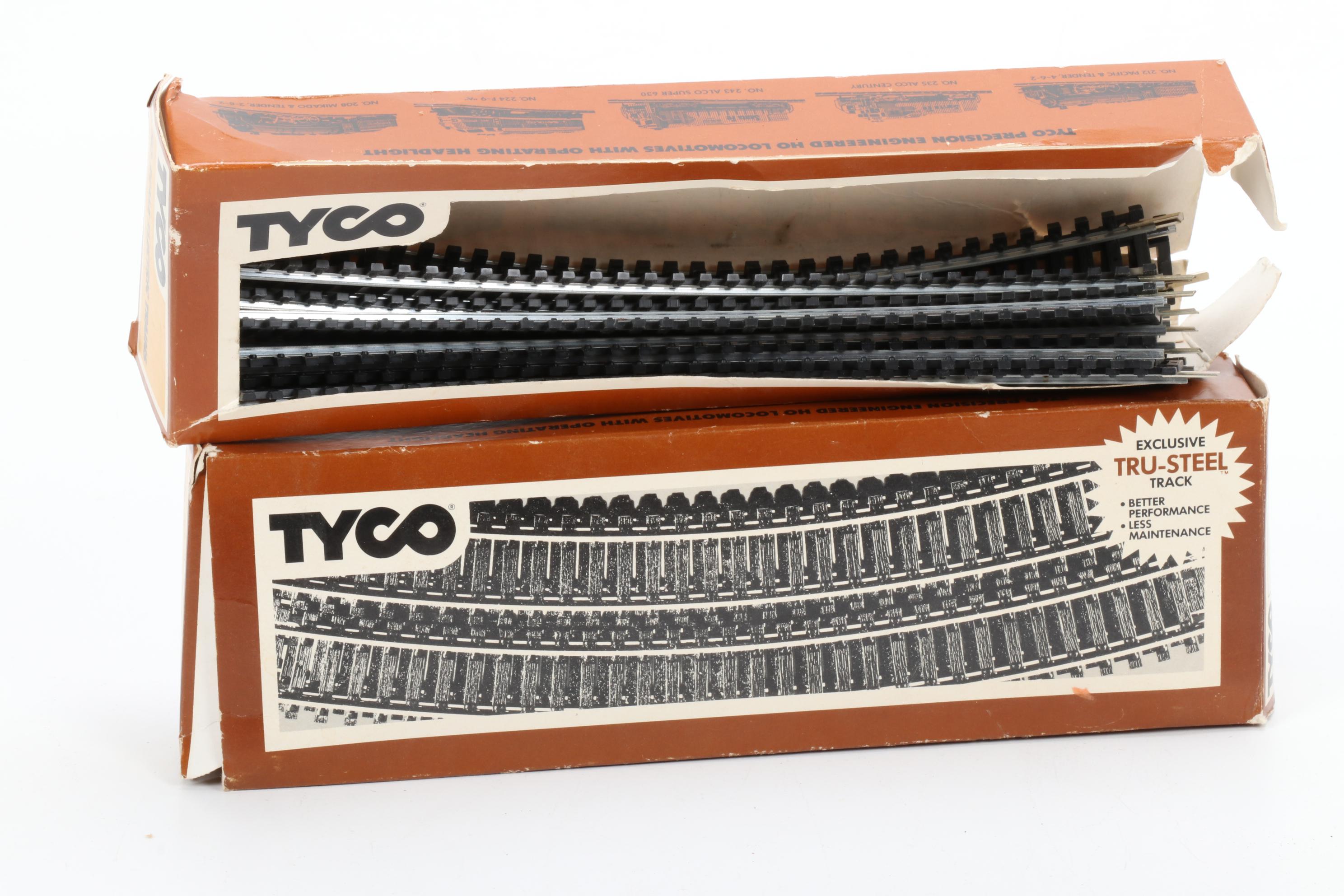 Tyco HO Scale Model Train with Tracks and Accessories, 1970s