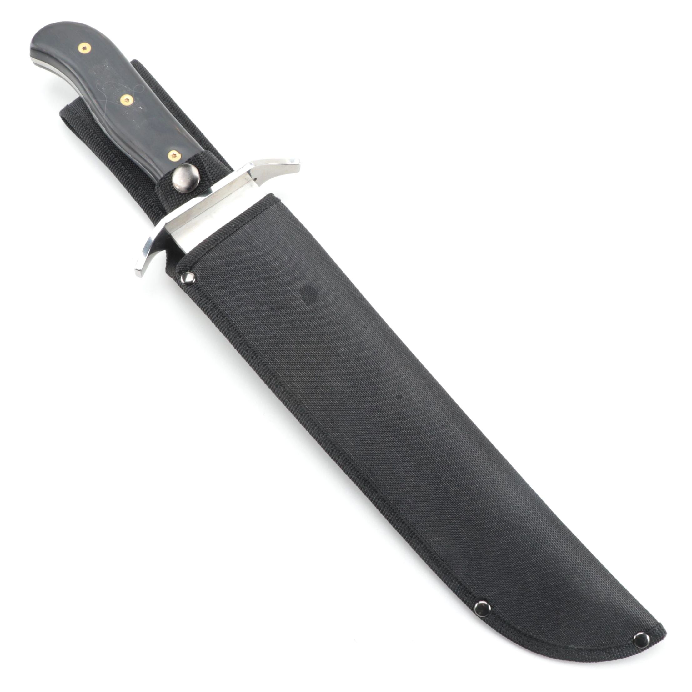 Master MU-1135 Tactical Fixed Blade Knife with Serrated Edge in Nylon Sheath