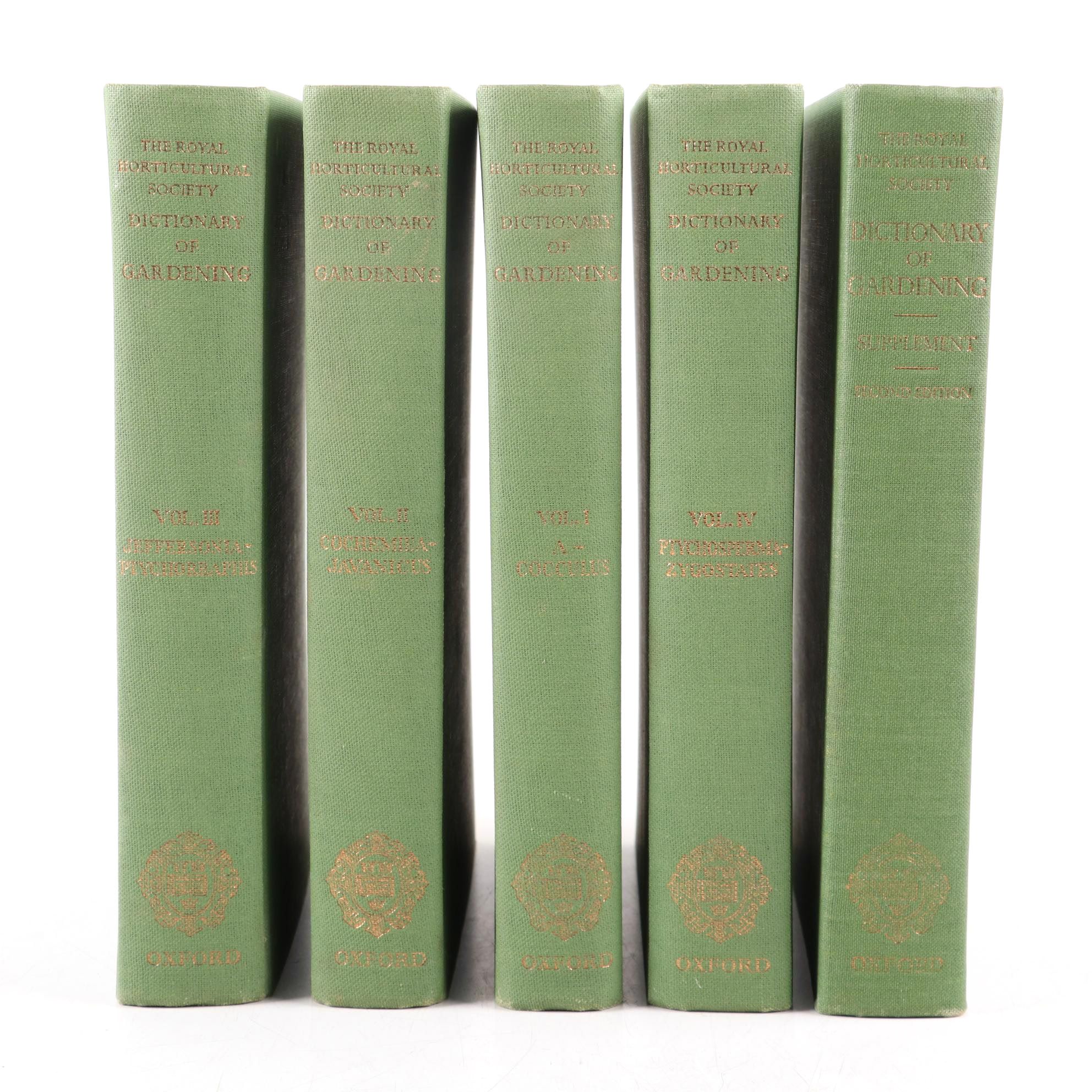 "Dictionary of Gardening" Second Edition Edited by Chittenden and Synge