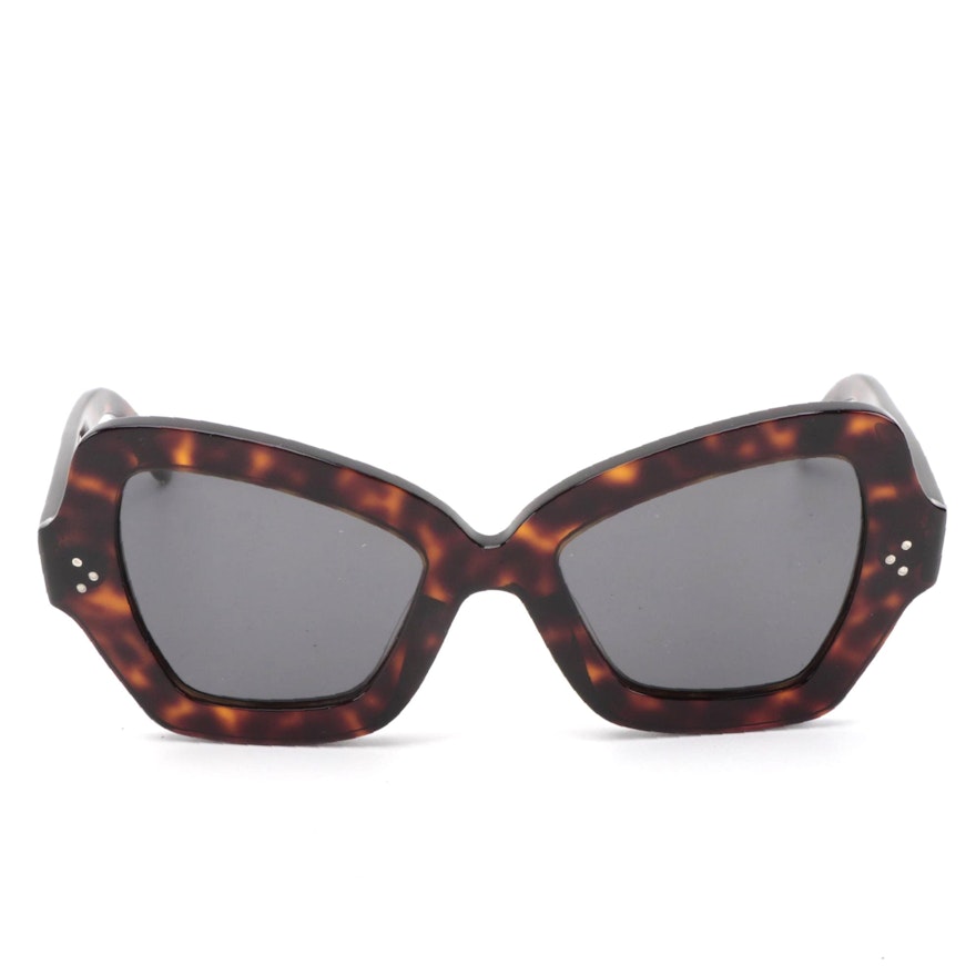 Celine CL400671 Havana Butterfly Sunglasses