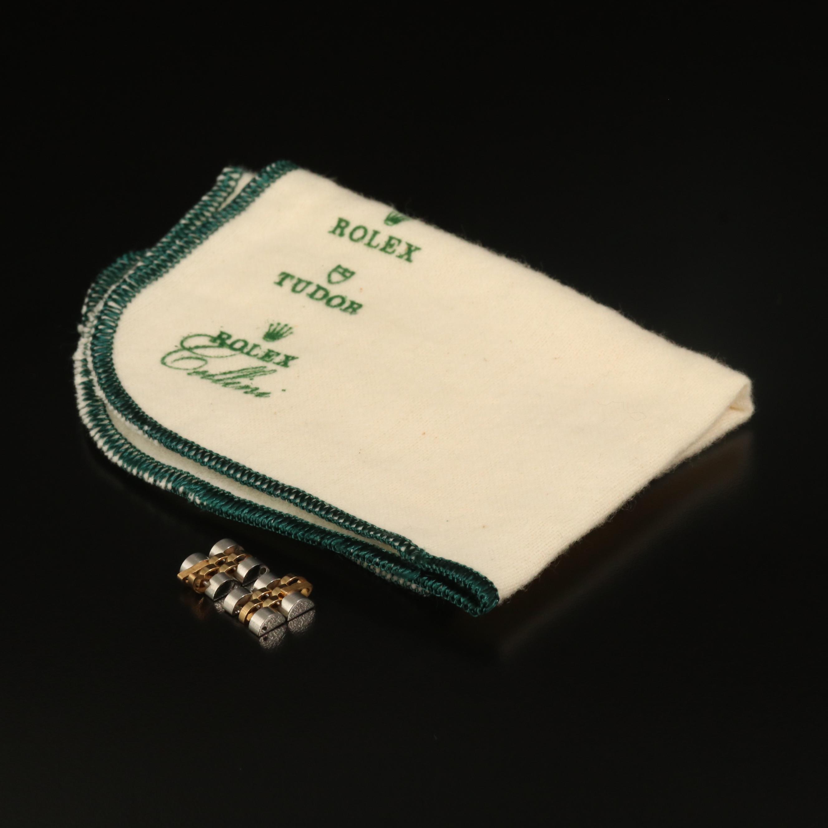 1992 Rolex "Datejust" Tapestry Dial 18K Gold and Stainless Steel Watch