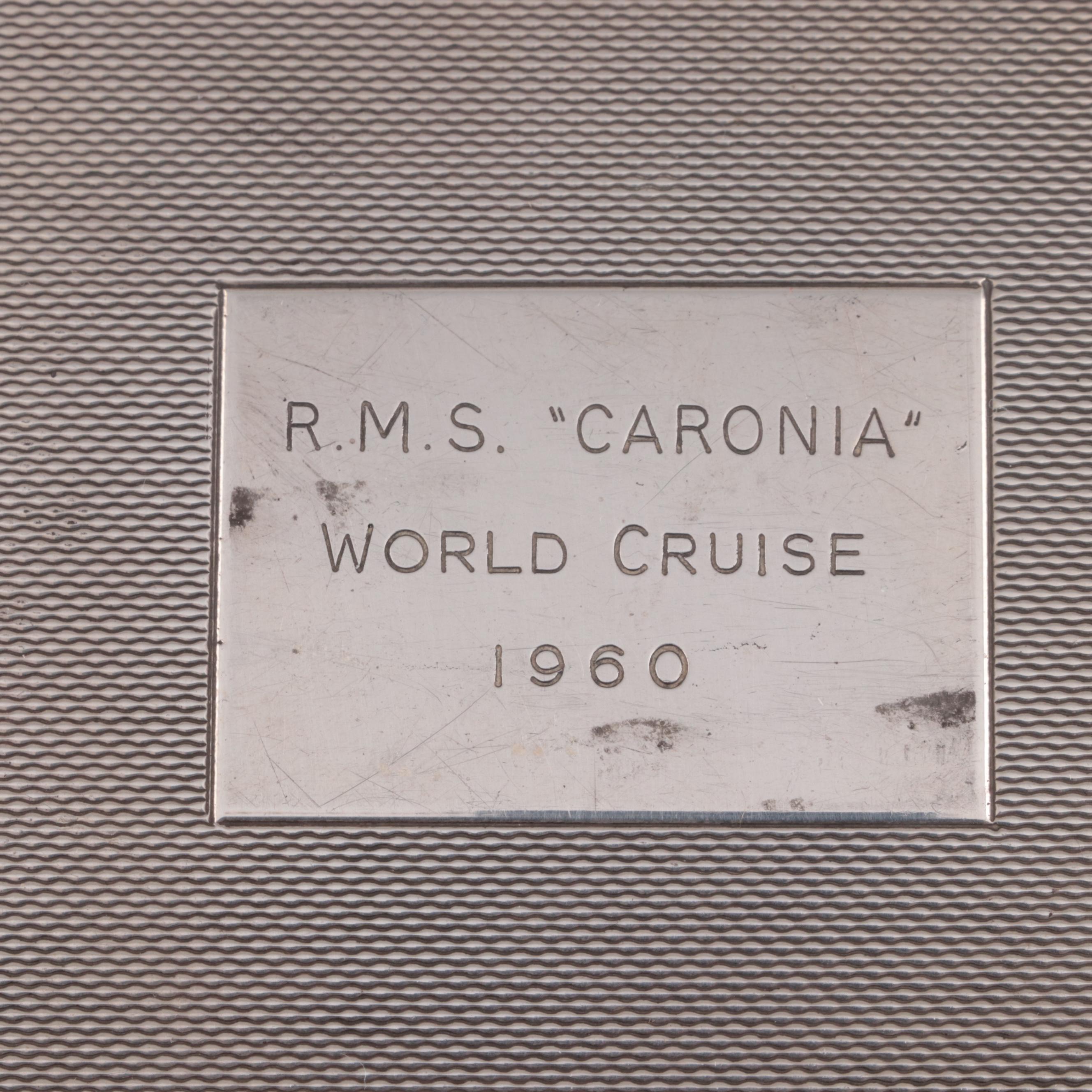 Harman Brothers of Birmingham Sterling Silver Cigarette Box, 1959