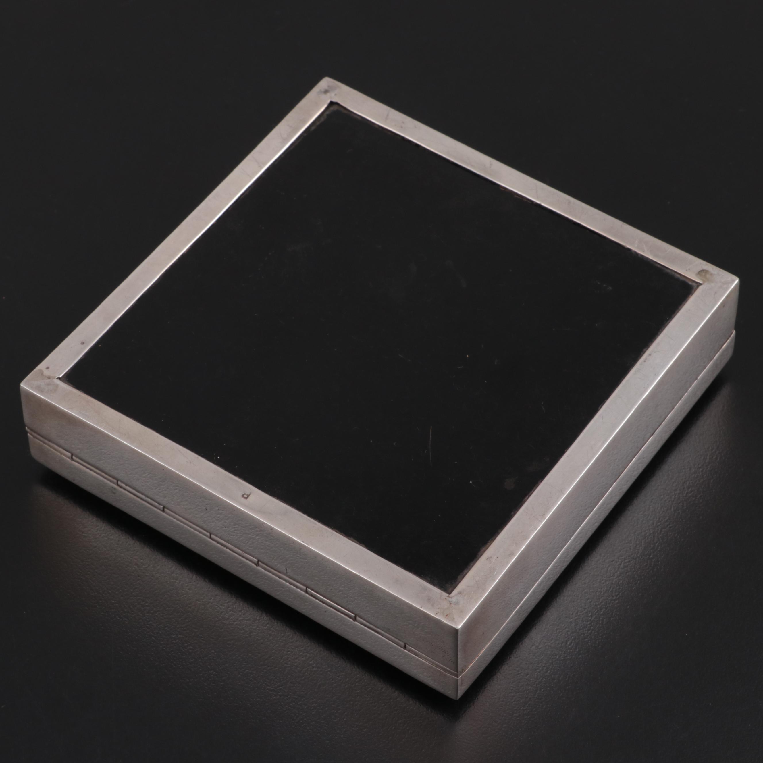 Harman Brothers of Birmingham Sterling Silver Cigarette Box, 1959