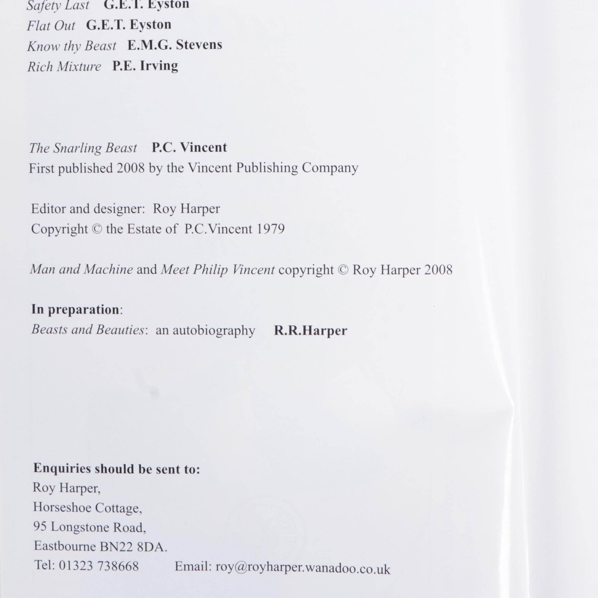 "Know Thy Beast" and More Motorcycle History and Reference Books