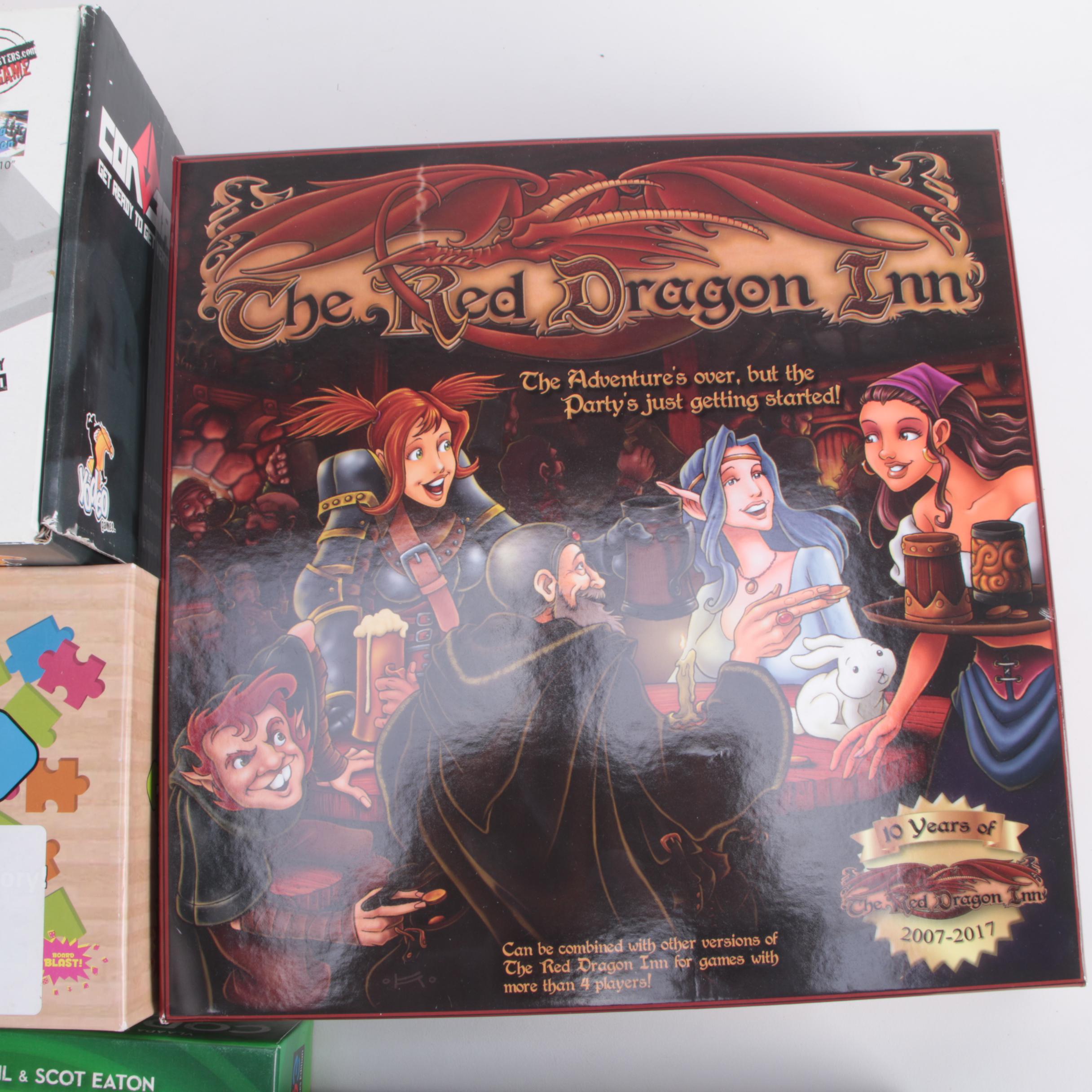 Board Games Including Mobscenity, Icarus, Red Dragon Inn and Others