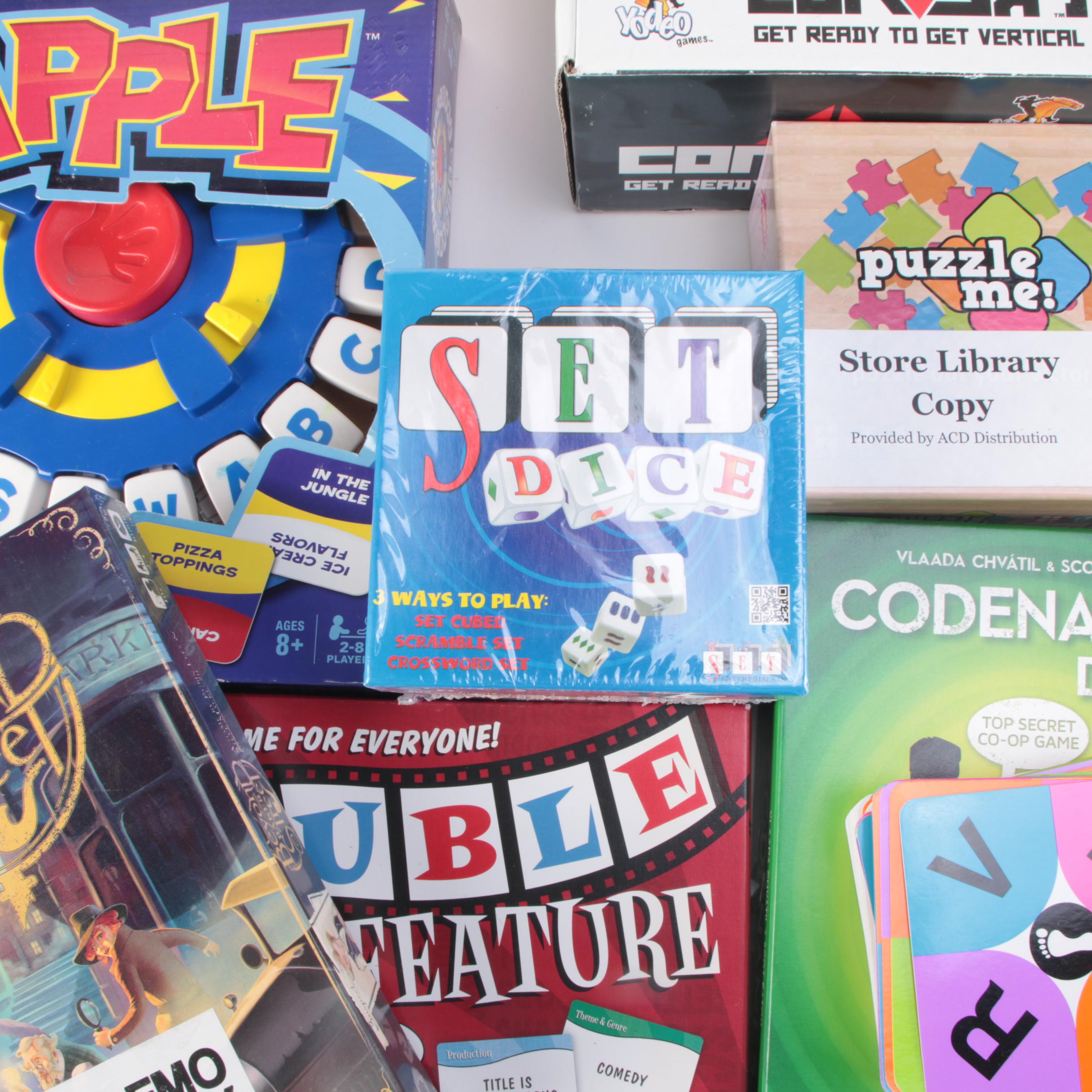 Board Games Including Mobscenity, Icarus, Red Dragon Inn and Others