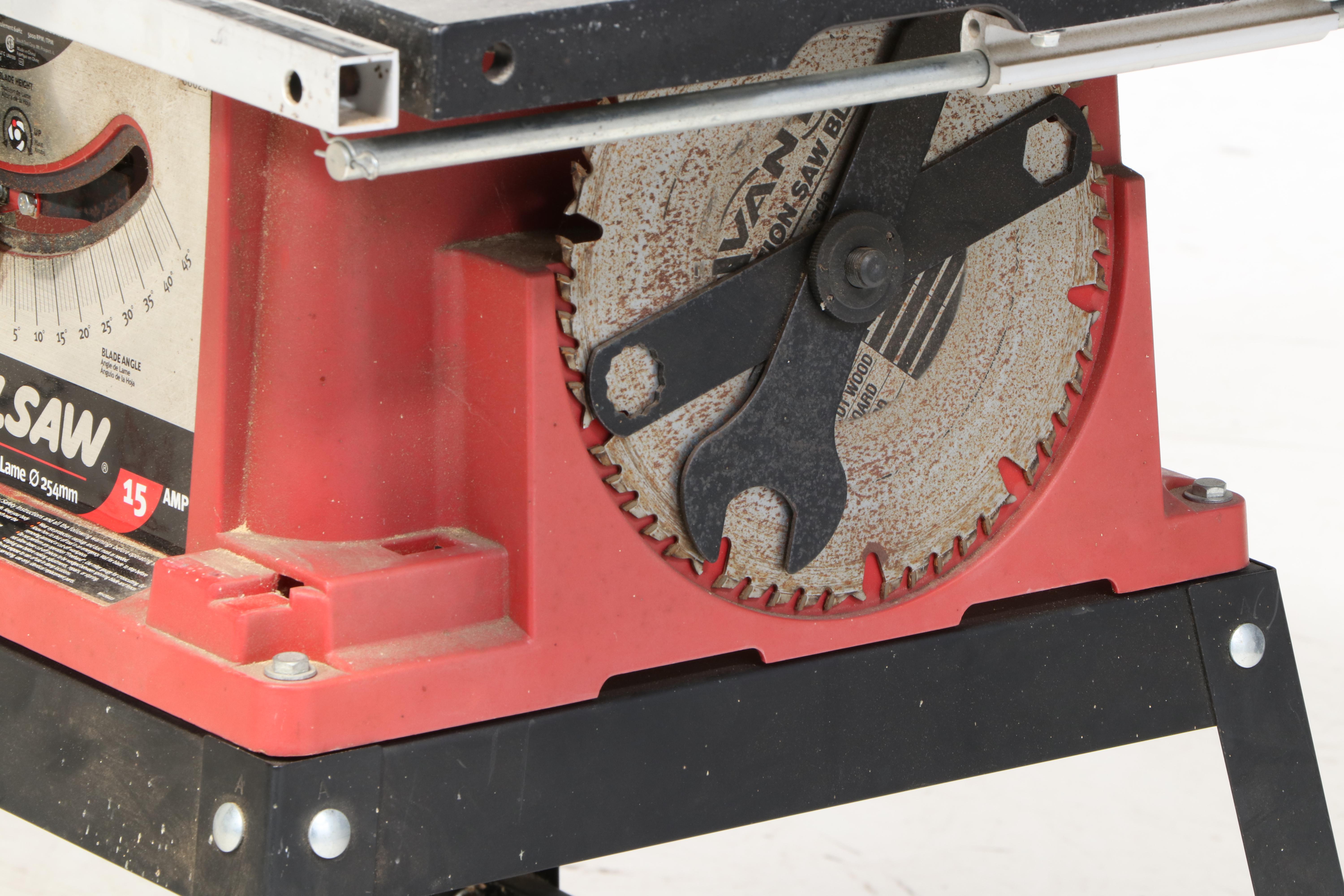 Skilsaw Model 3400 15 Amp 10" Table Saw with Stand