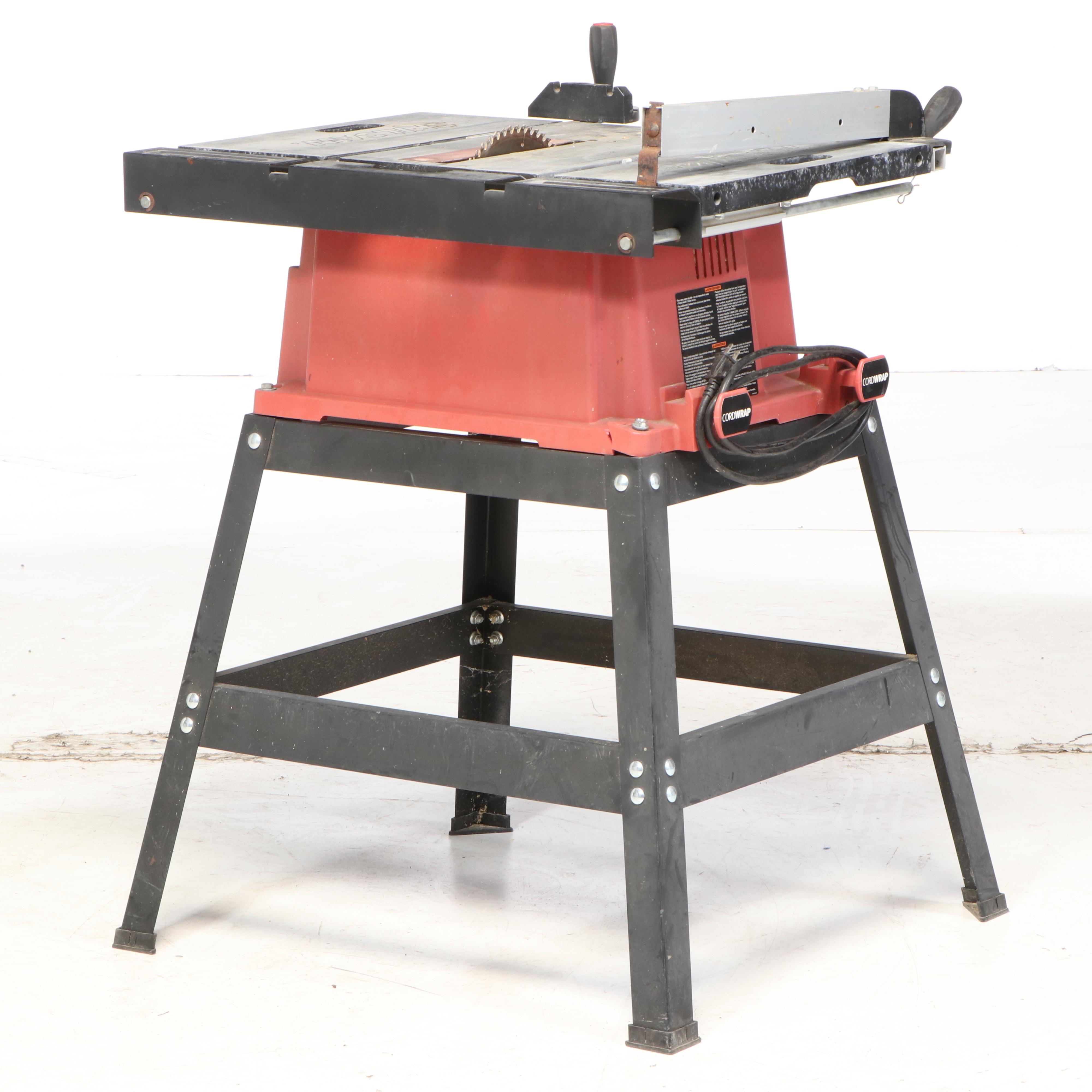 Skilsaw Model 3400 15 Amp 10" Table Saw with Stand