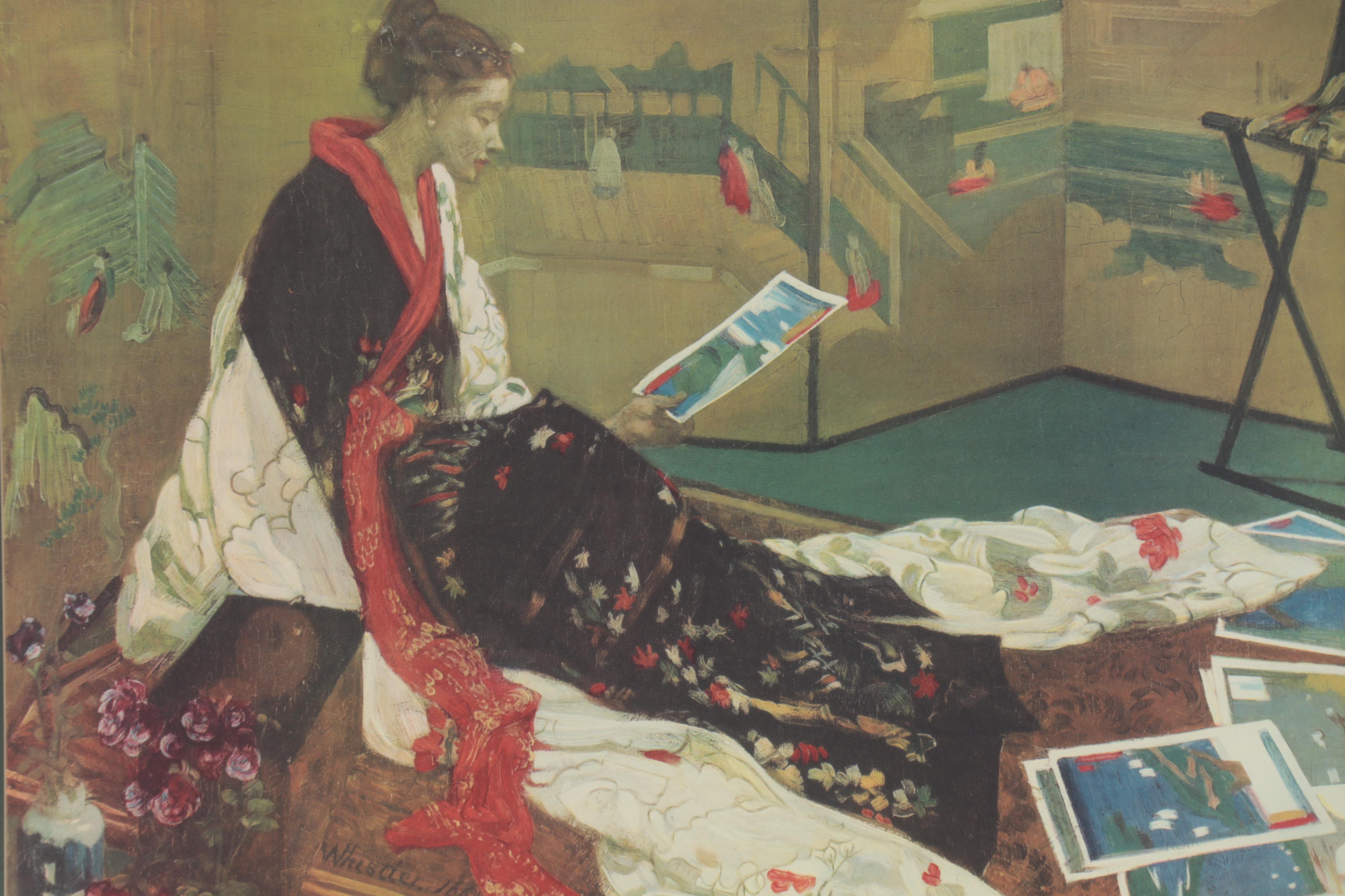 Giclée after James Whistler "Caprice in Purple and Gold: The Golden Screen"