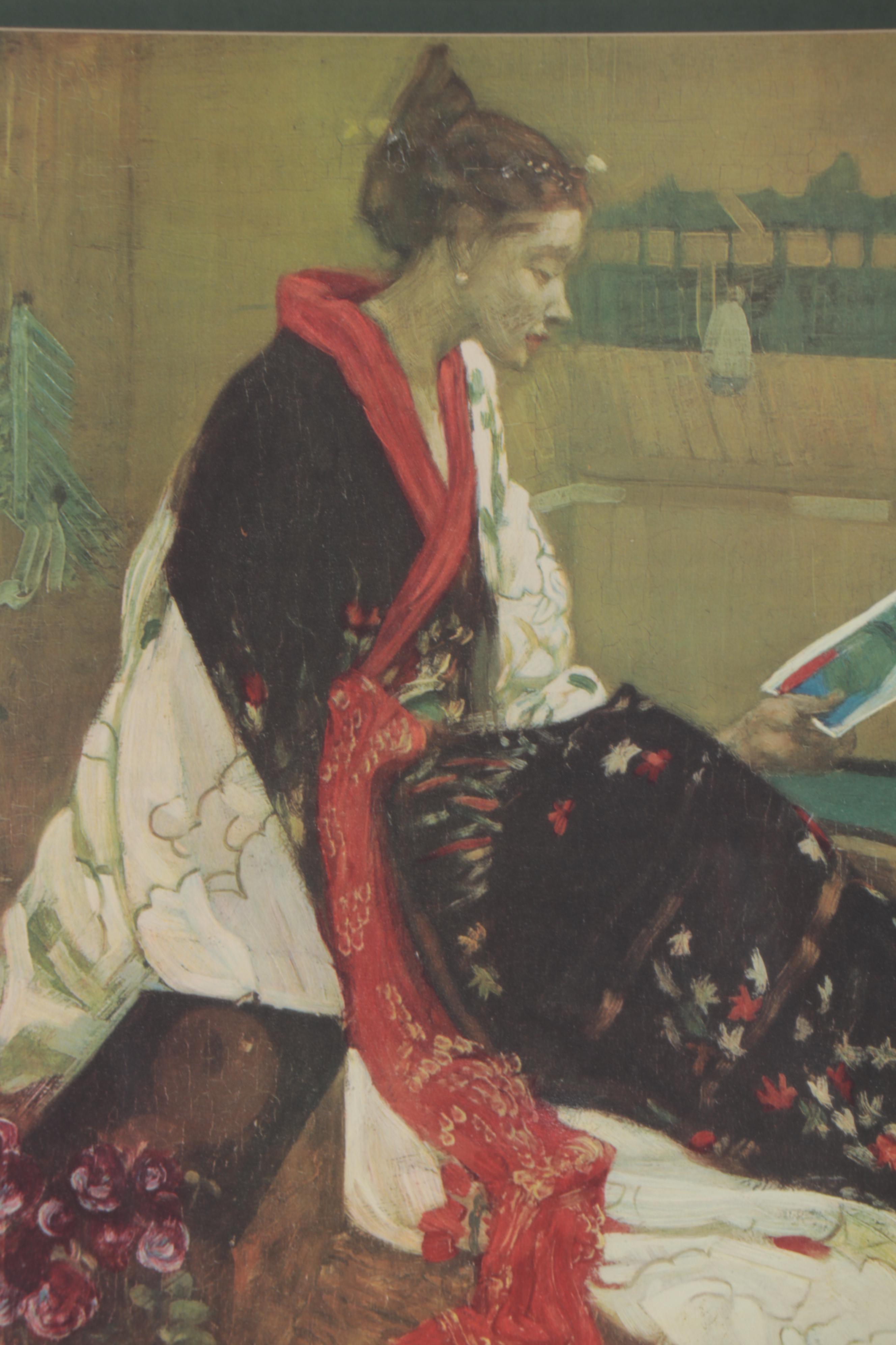 Giclée after James Whistler "Caprice in Purple and Gold: The Golden Screen"