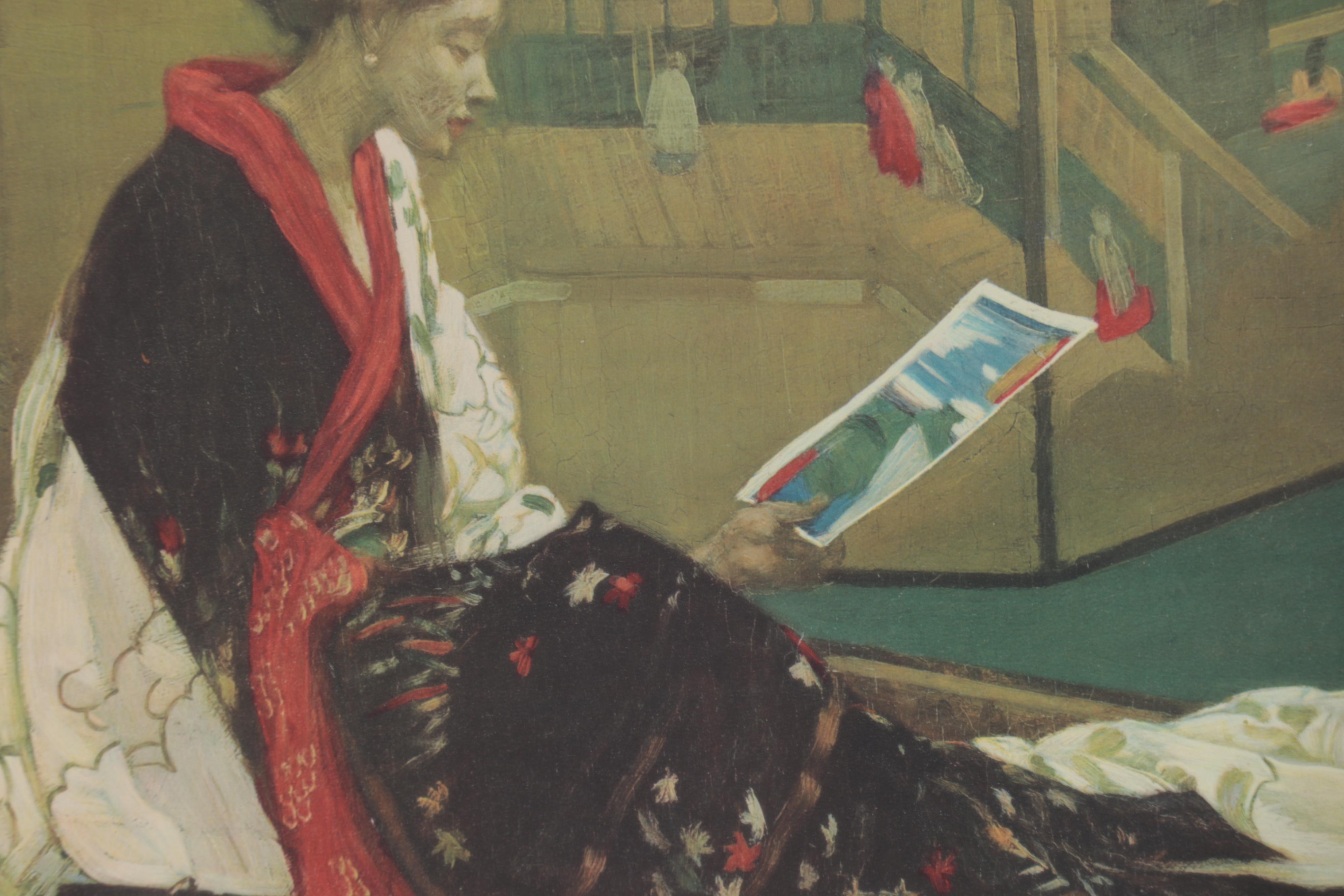 Giclée after James Whistler "Caprice in Purple and Gold: The Golden Screen"