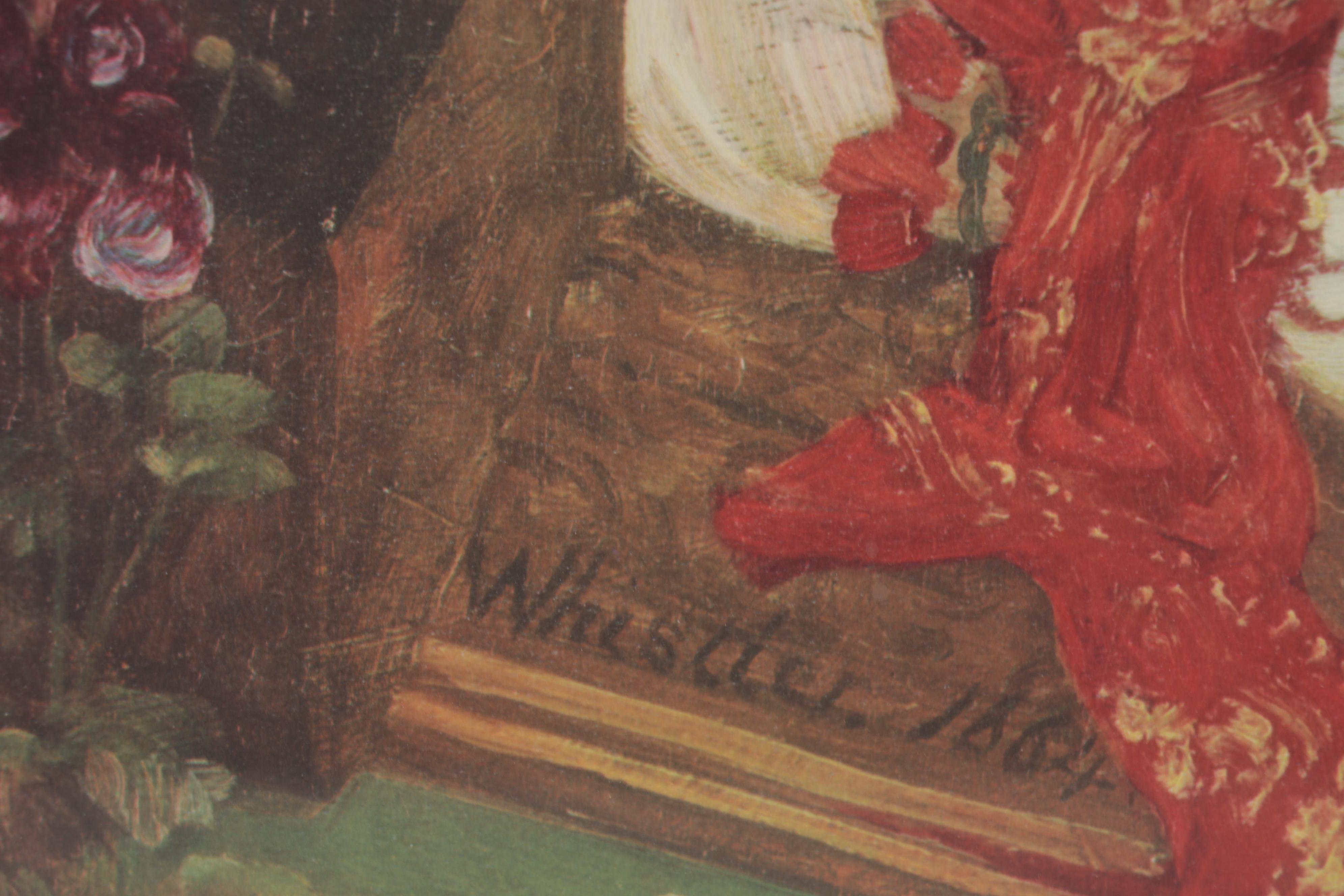 Giclée after James Whistler "Caprice in Purple and Gold: The Golden Screen"