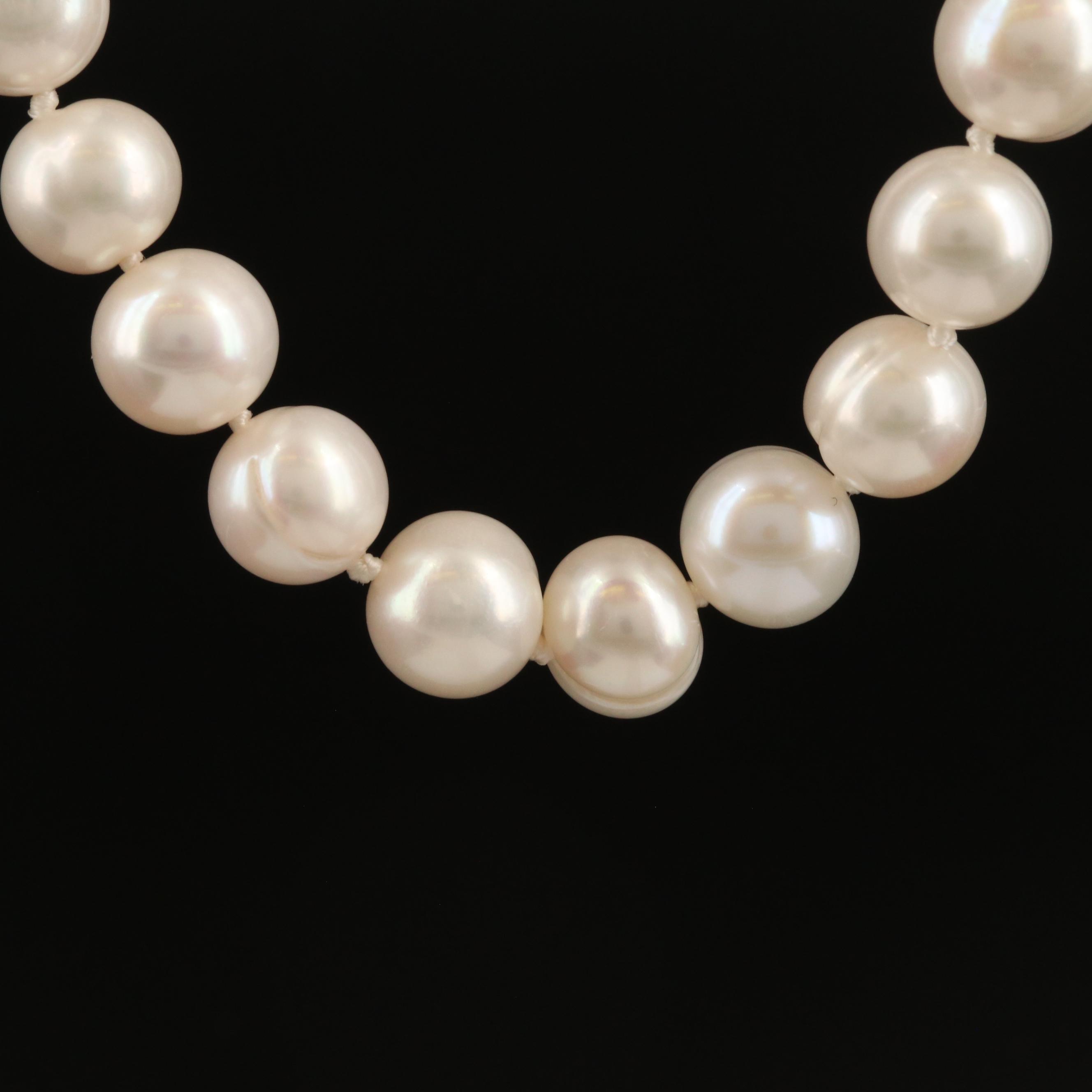 Endless Knotted Pearl Necklace